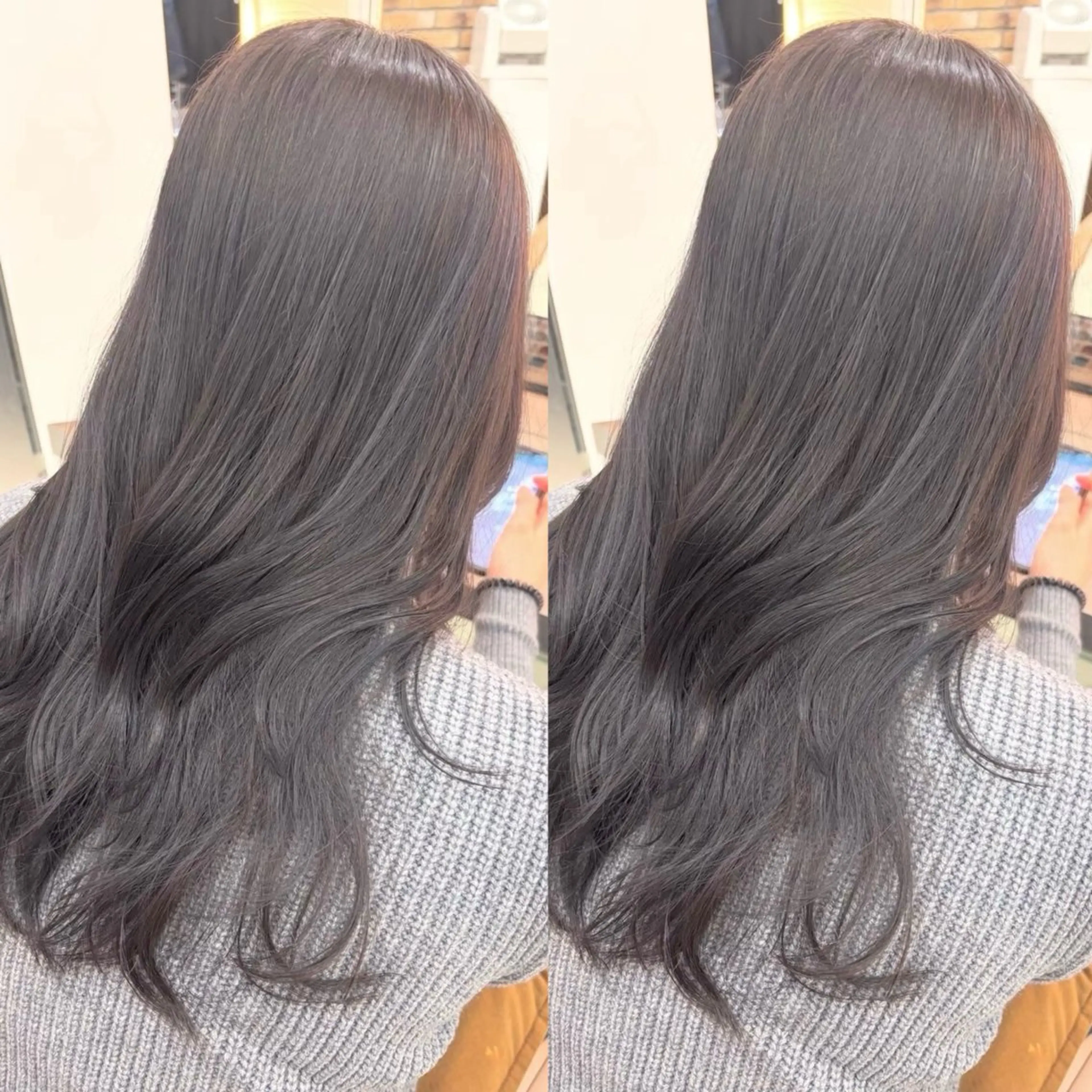 カラー ヘアカラー ヘアメ🎀推しカラー 🥣横浜/しほ🧸のヘアスタイル