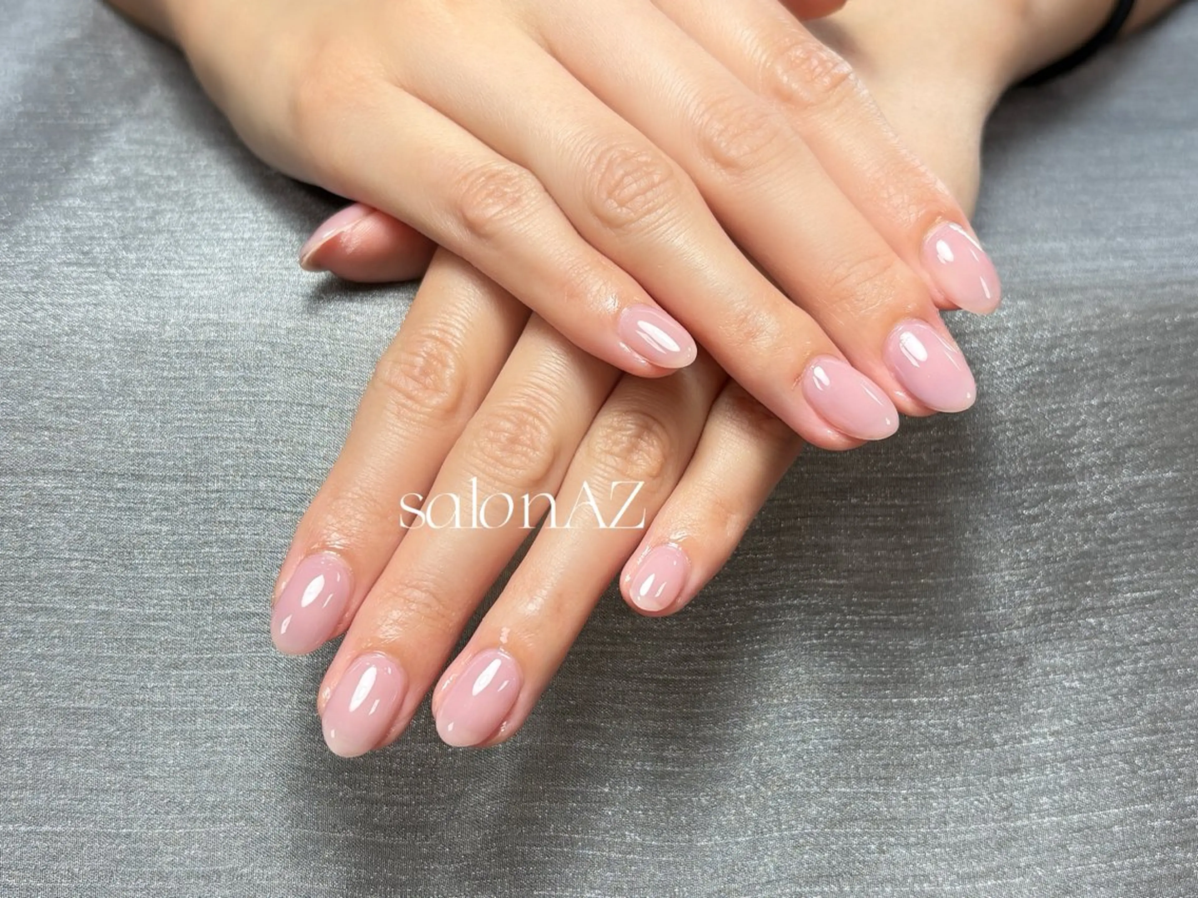 ネイル 長さ出し フットネイル フレンチネイル ジェルネイル マグネットネイル salon AZのネイルデザイン