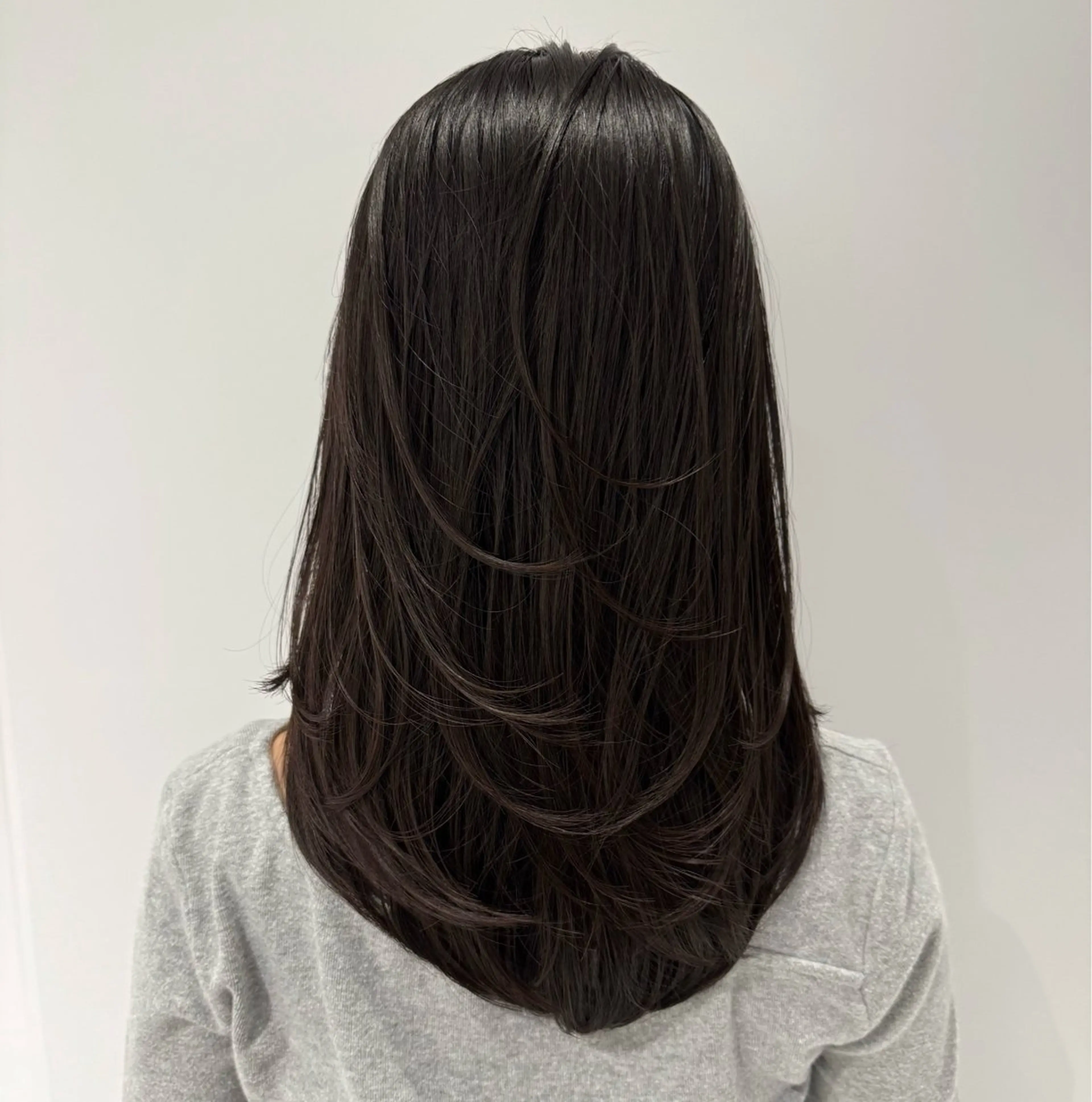 🌸髪質改善 🌸カット+ダメージレス縮毛矯正+補修トリートメントの写真