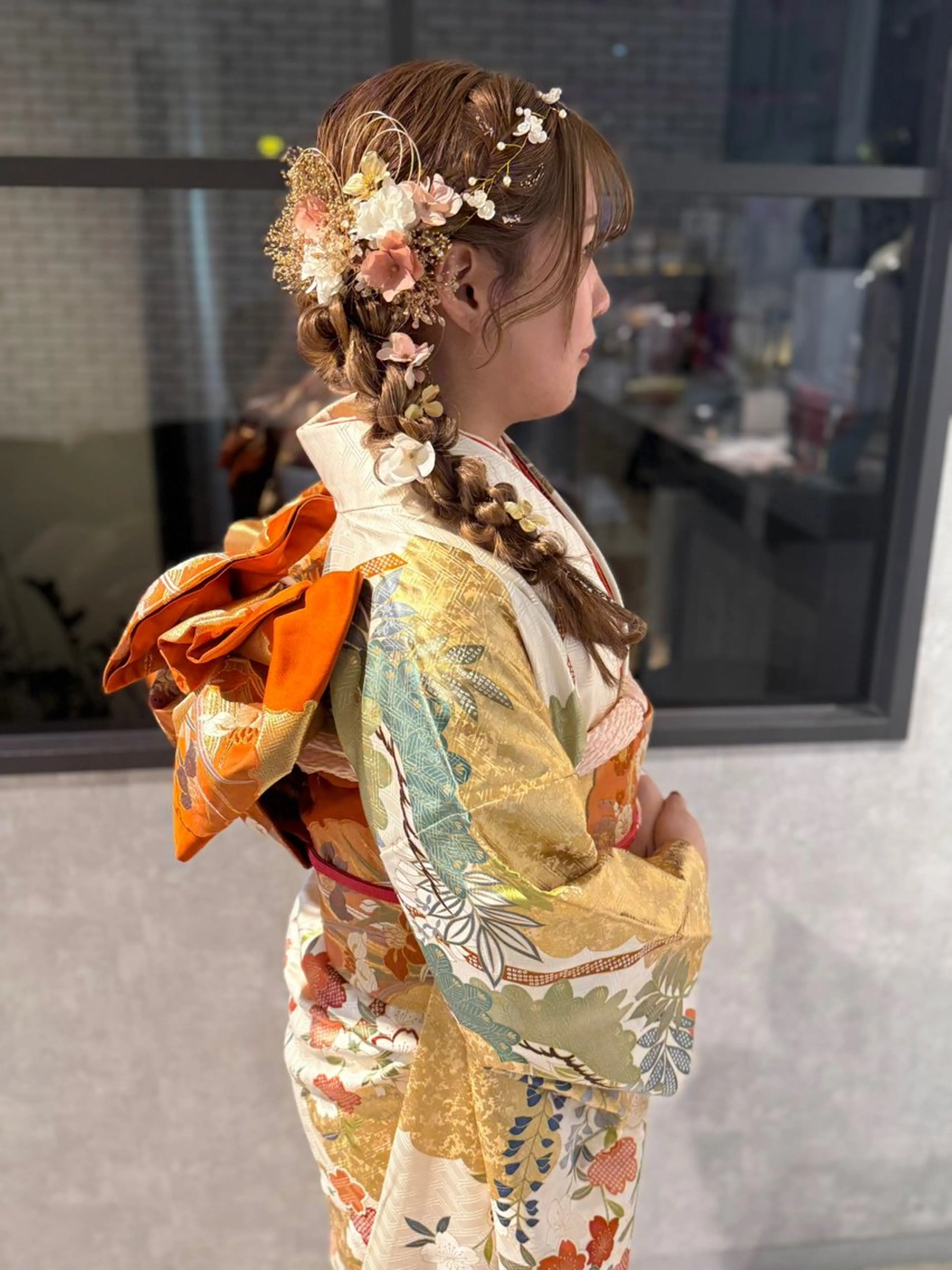 ヘアアレンジ 着物ヘア 卒業式のヘアスタイル ヘアセット 池田 みのりのヘアスタイル