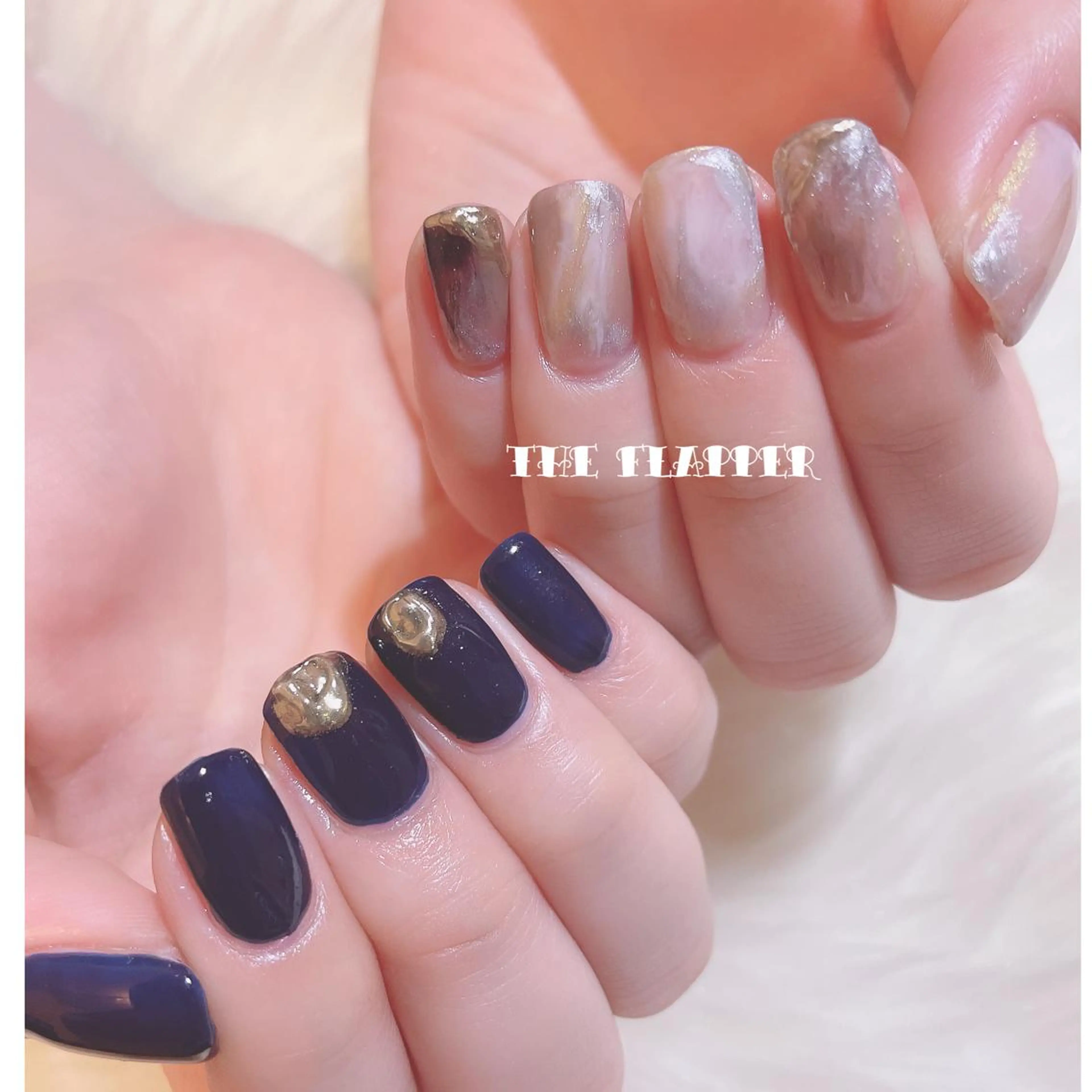 ネイル 持ち込み ニュアンスネイル NailStudio THE FLAPPER所属・THE FLAPPERのネイルデザイン