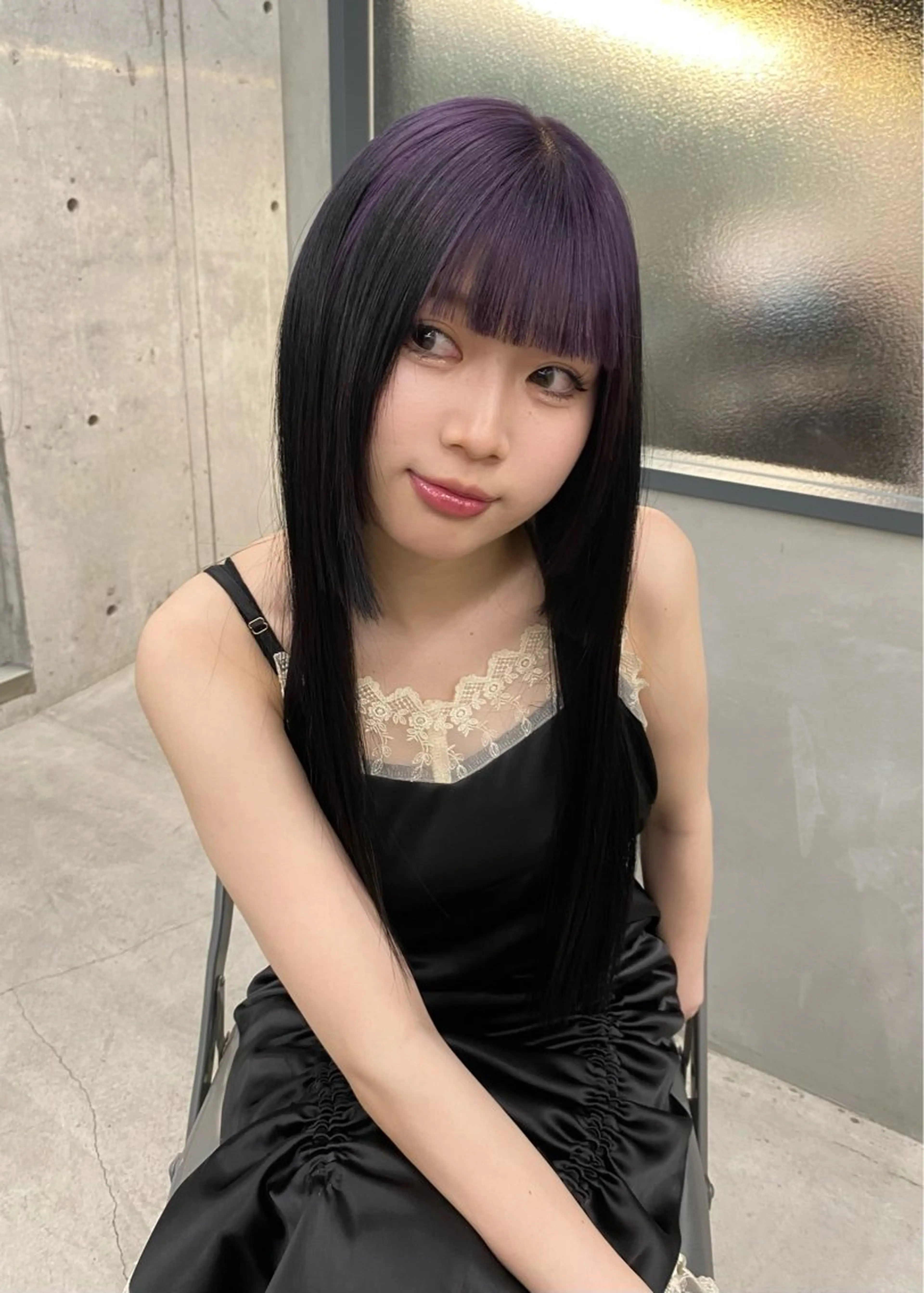 ミディアム カラー ヘアアレンジ ヘアカラー トリートメント mina 🌷のヘアスタイル