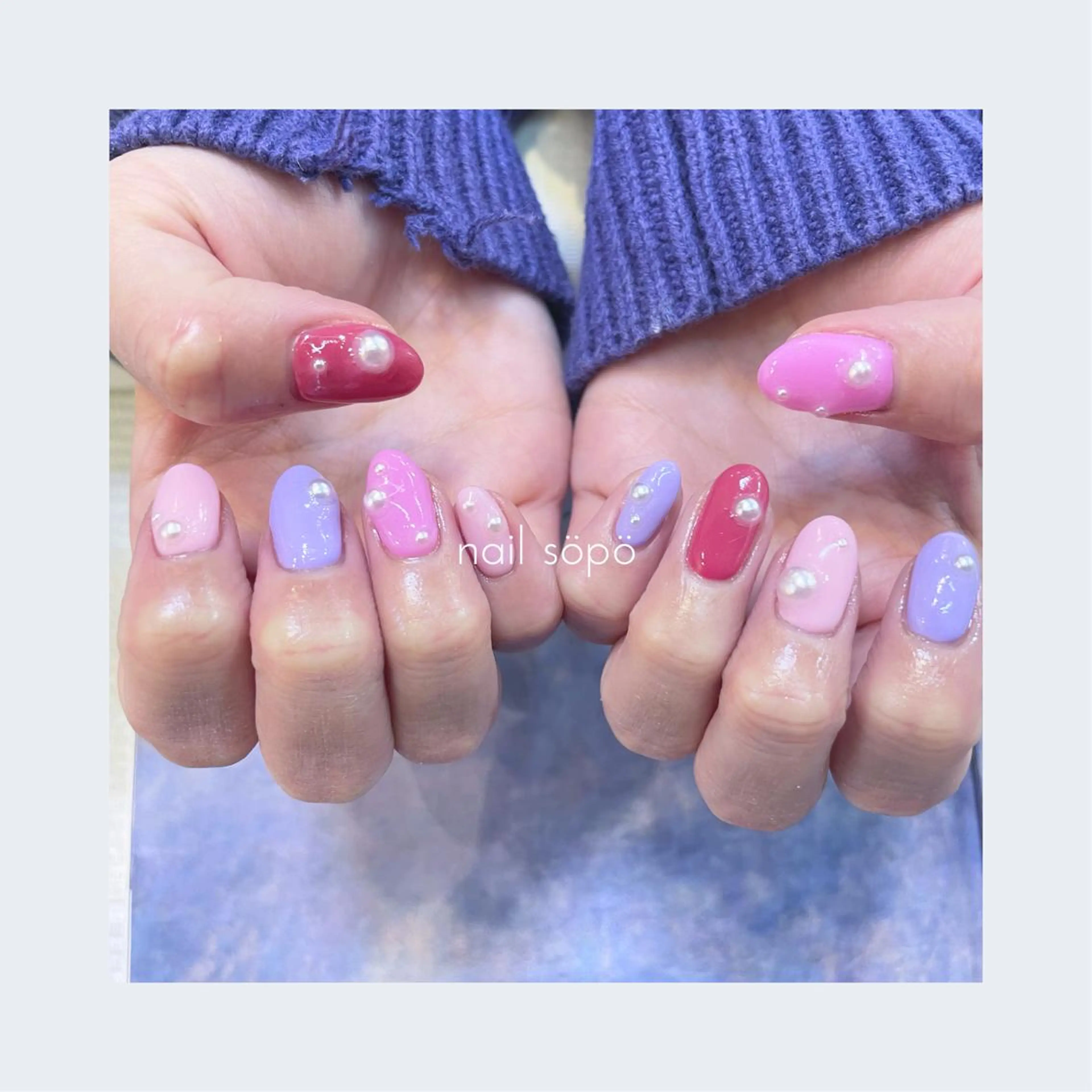 ネイル 自由が丘✳︎奥沢 nail söpöのネイルデザイン