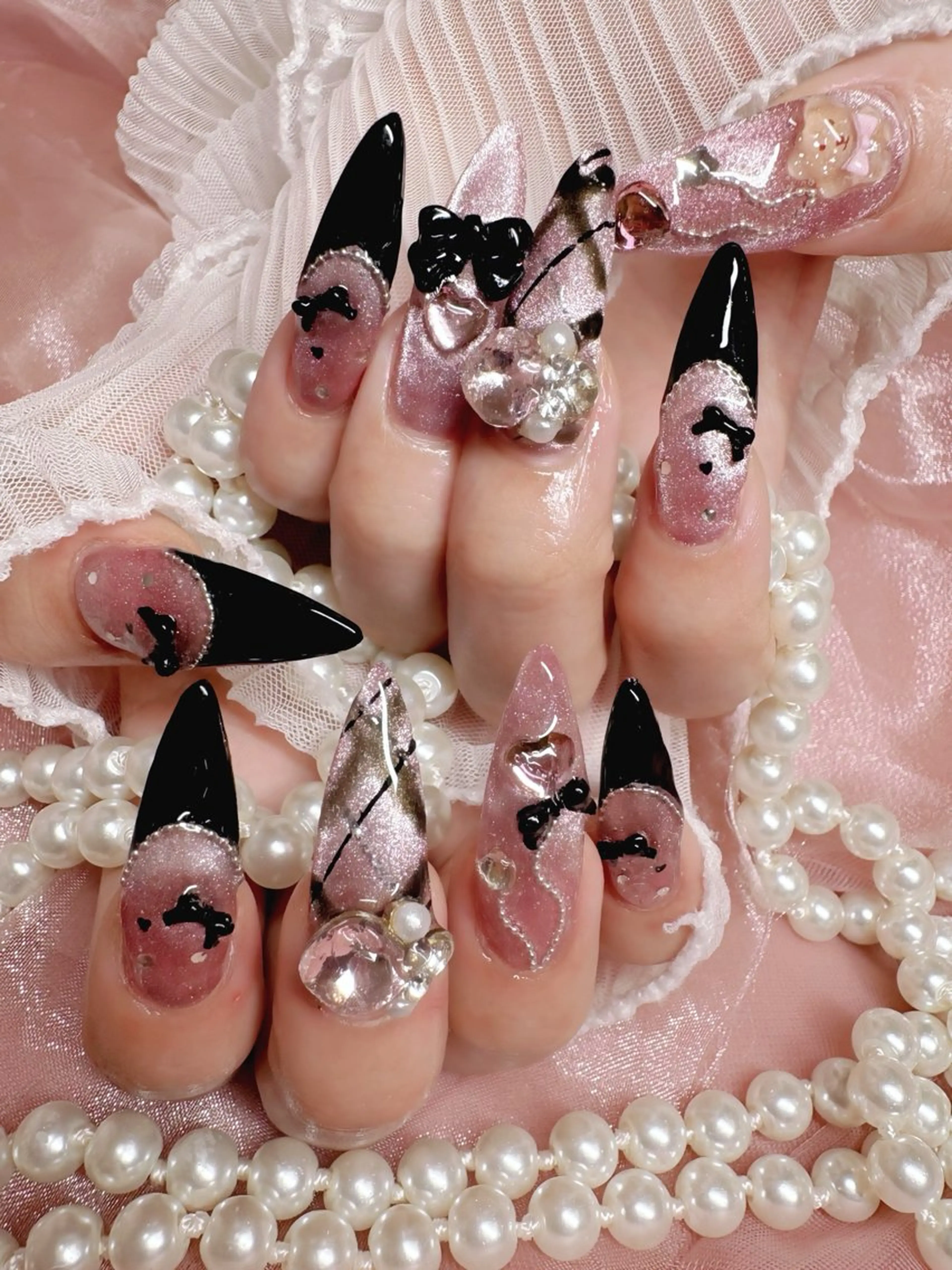 ネイル ピンク ハンドネイル Nail Salon macherieのネイルデザイン