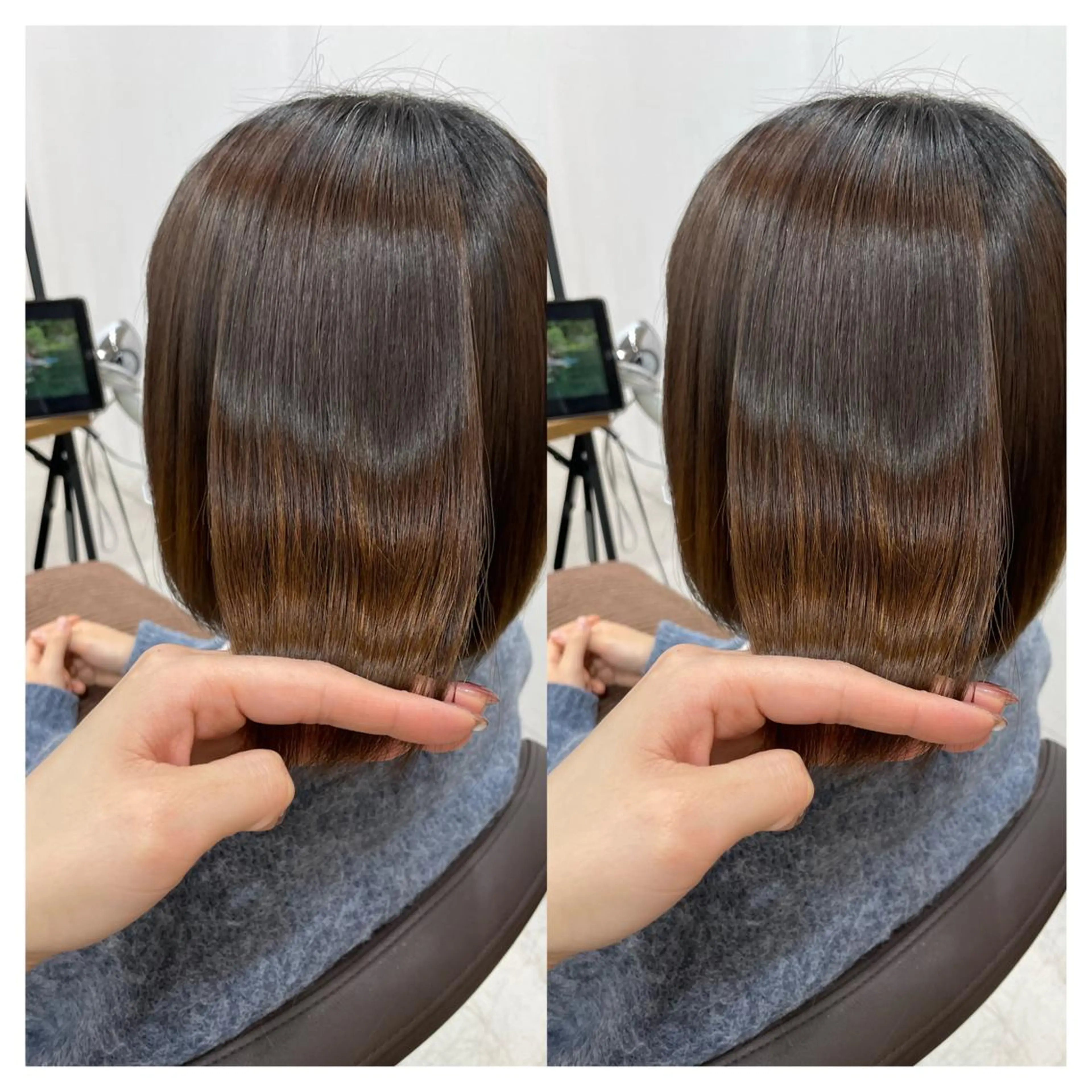 ショート カット 縮毛矯正 トリートメント 村山 茉衣のヘアスタイル