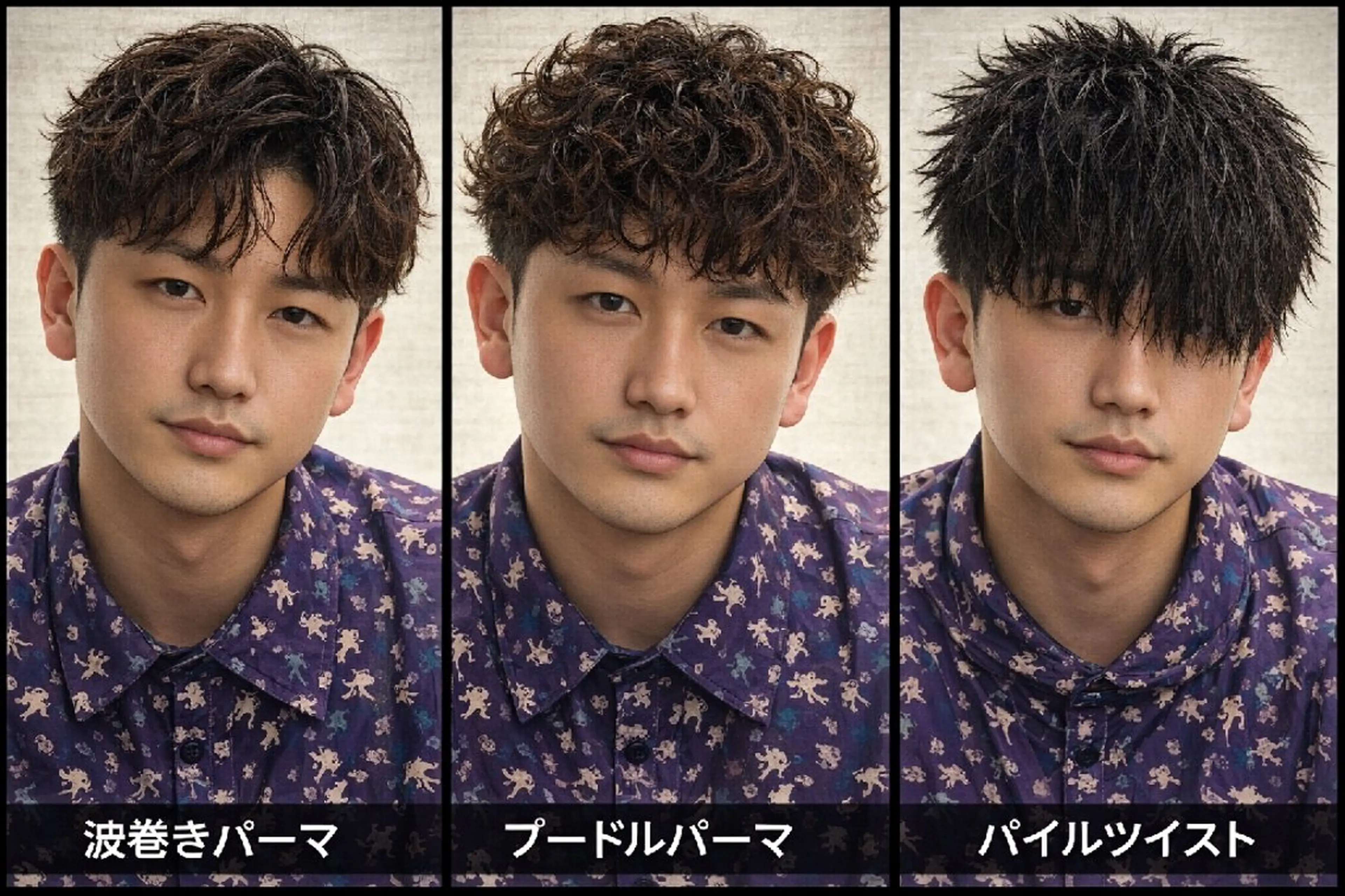 【3月平日限定/メンズスタイル指定】メンズカット+パーマ(スタイル撮影必須)の写真