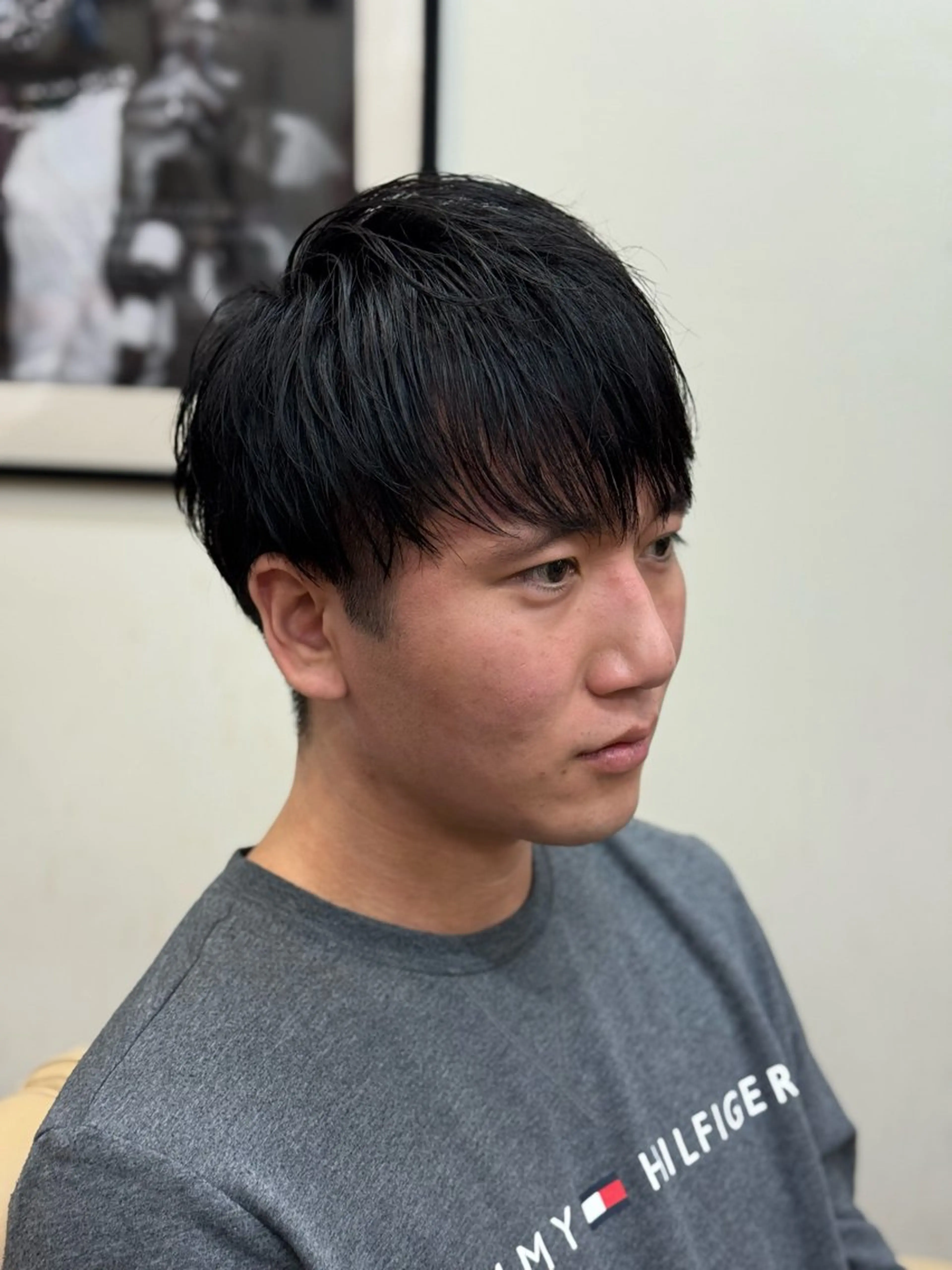 ショート メンズ ビジネス 刈り上げ ショートヘア 木村 花菜のヘアスタイル