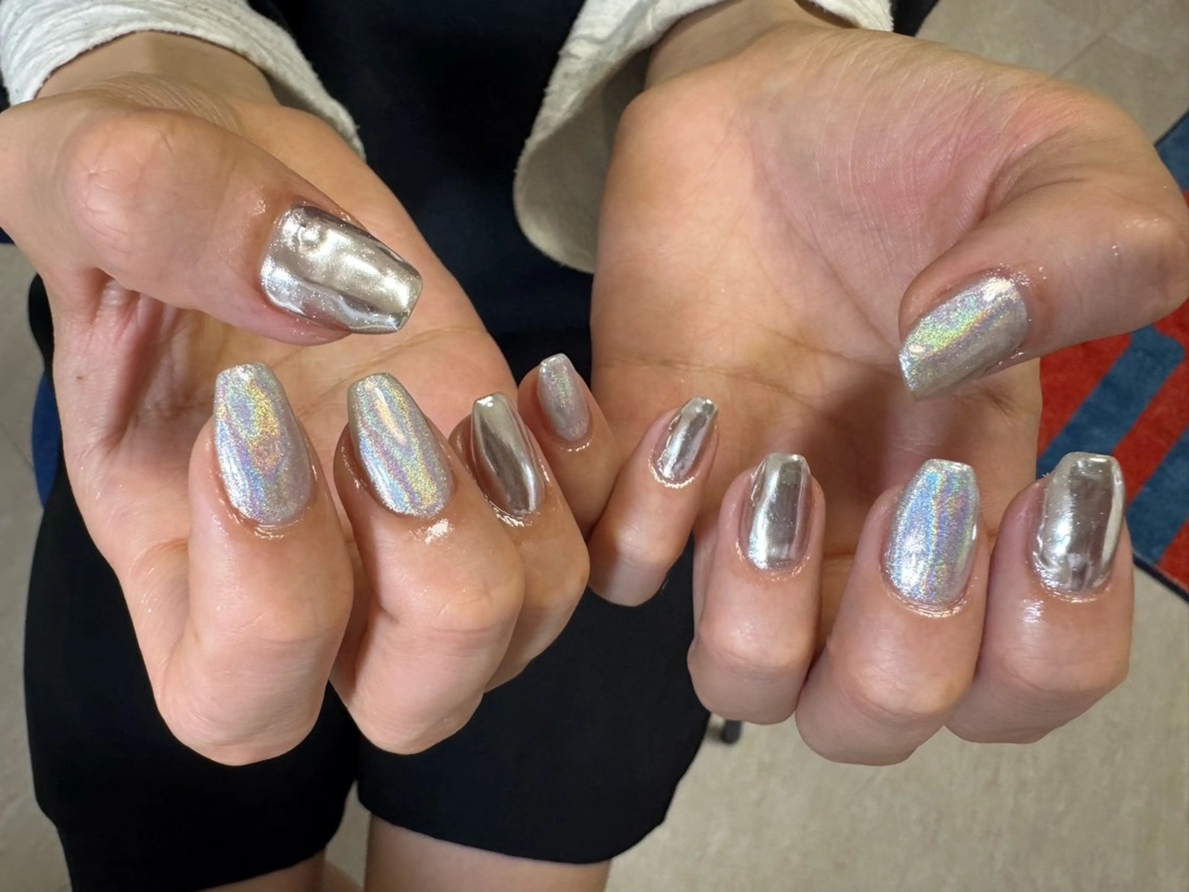 ネイル ミラーネイル ハンドネイル tsumeasobi 🪬macoのネイルデザイン