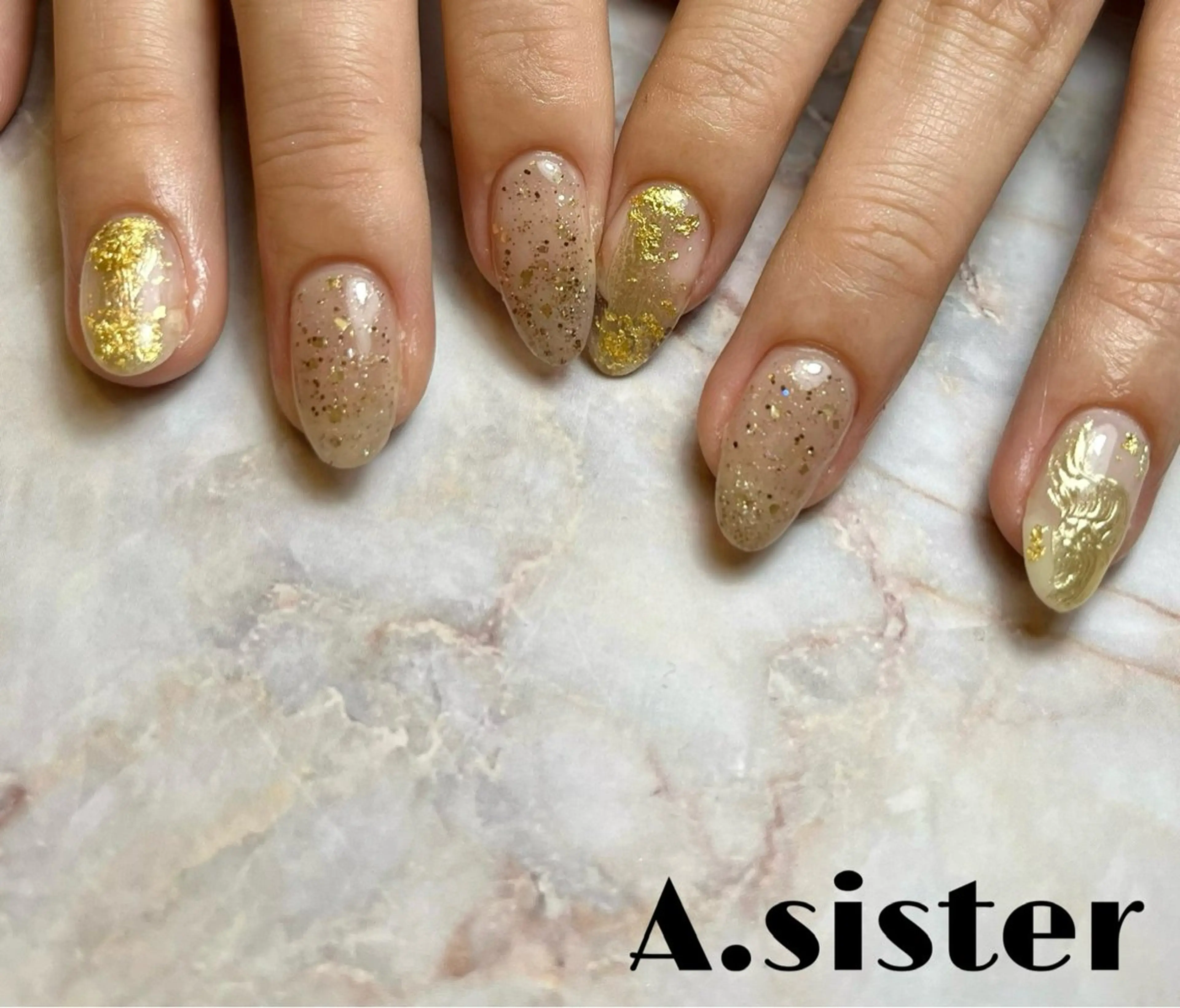 ネイル ハンドネイル nail salon 《A.sister》のネイルデザイン