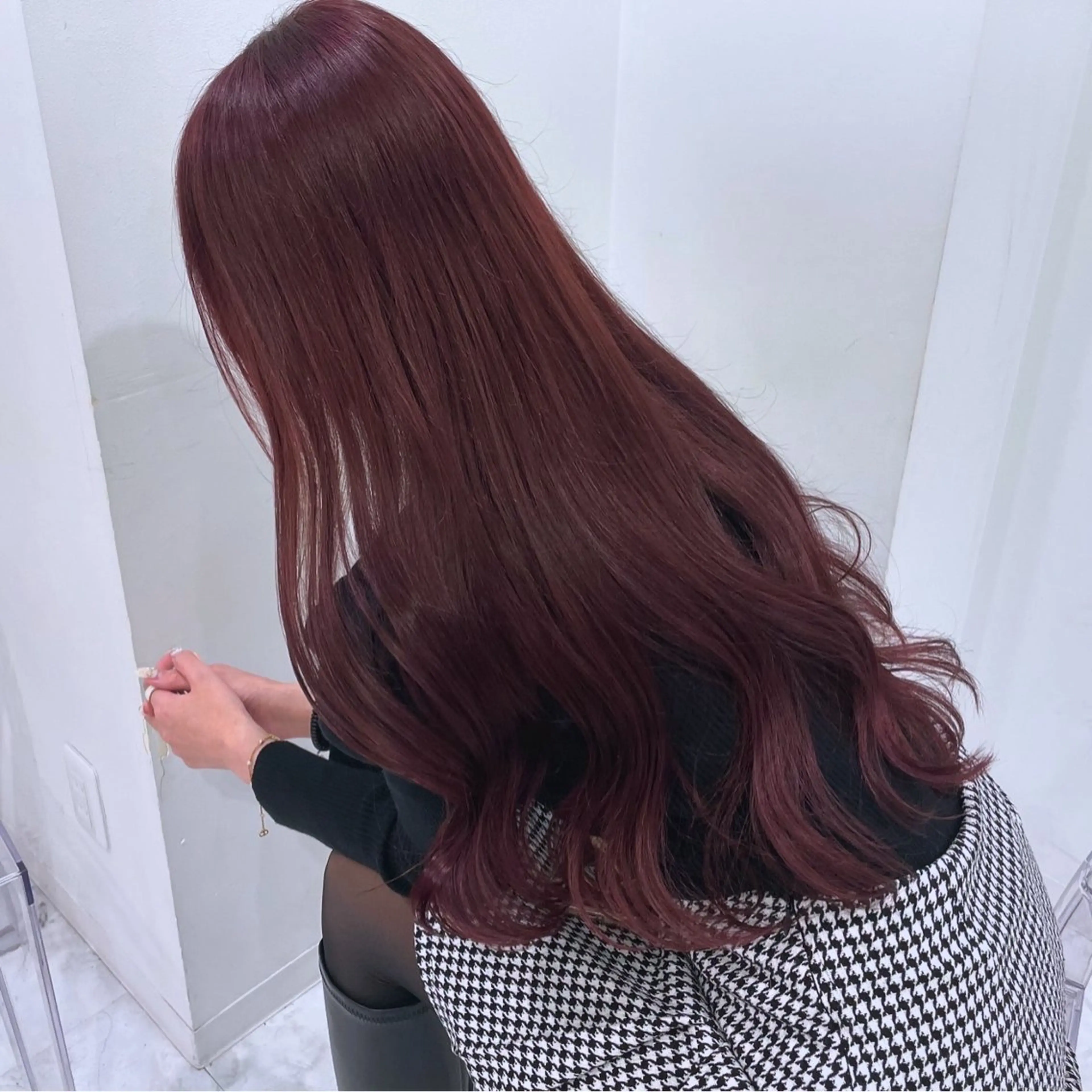 ロング カラー ヘアカラー ダメージレスハイ トーン💖kanonのヘアスタイル