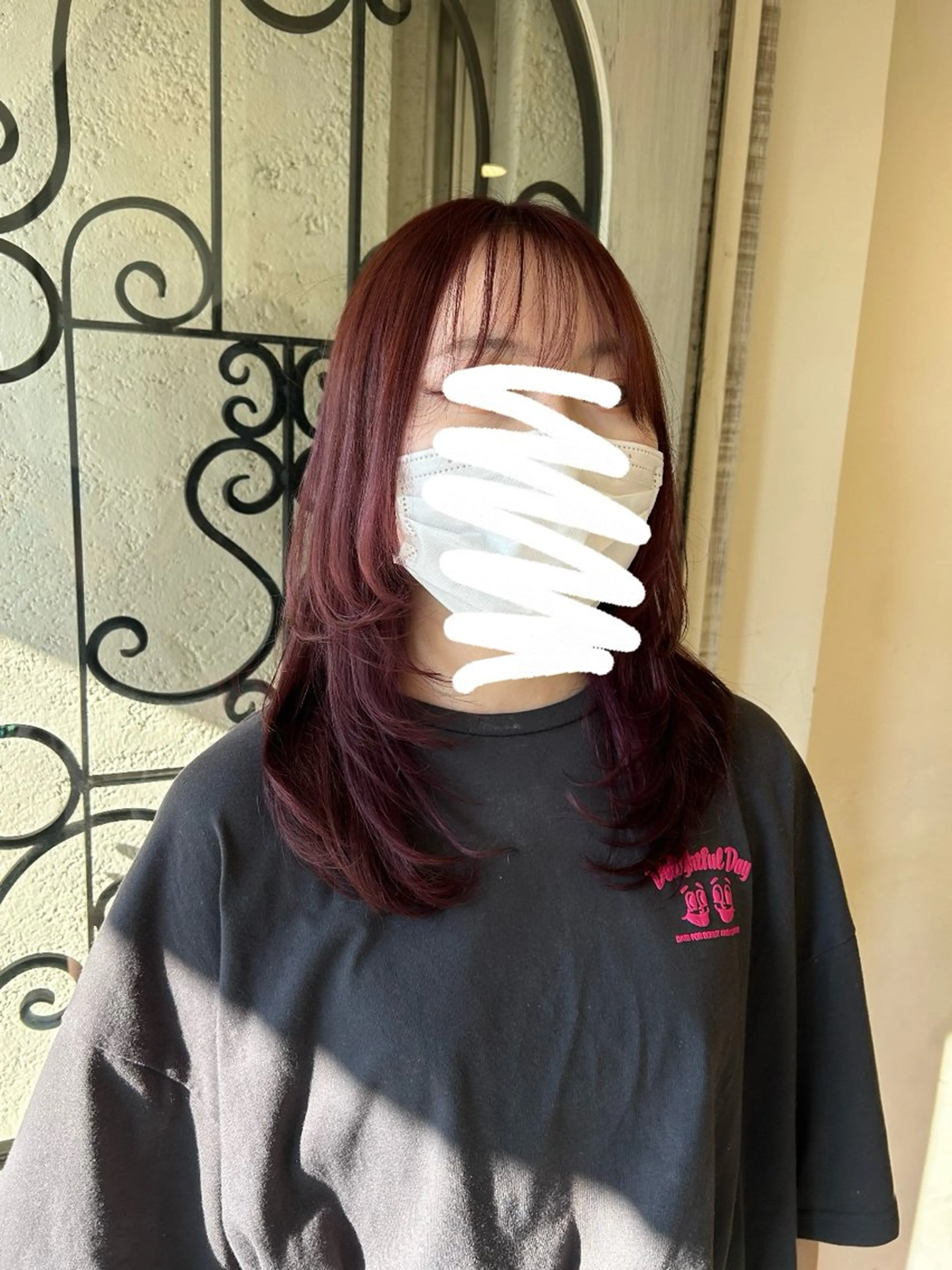 ミディアム カラー ﾖｼﾀﾞ ﾕｶのヘアスタイル