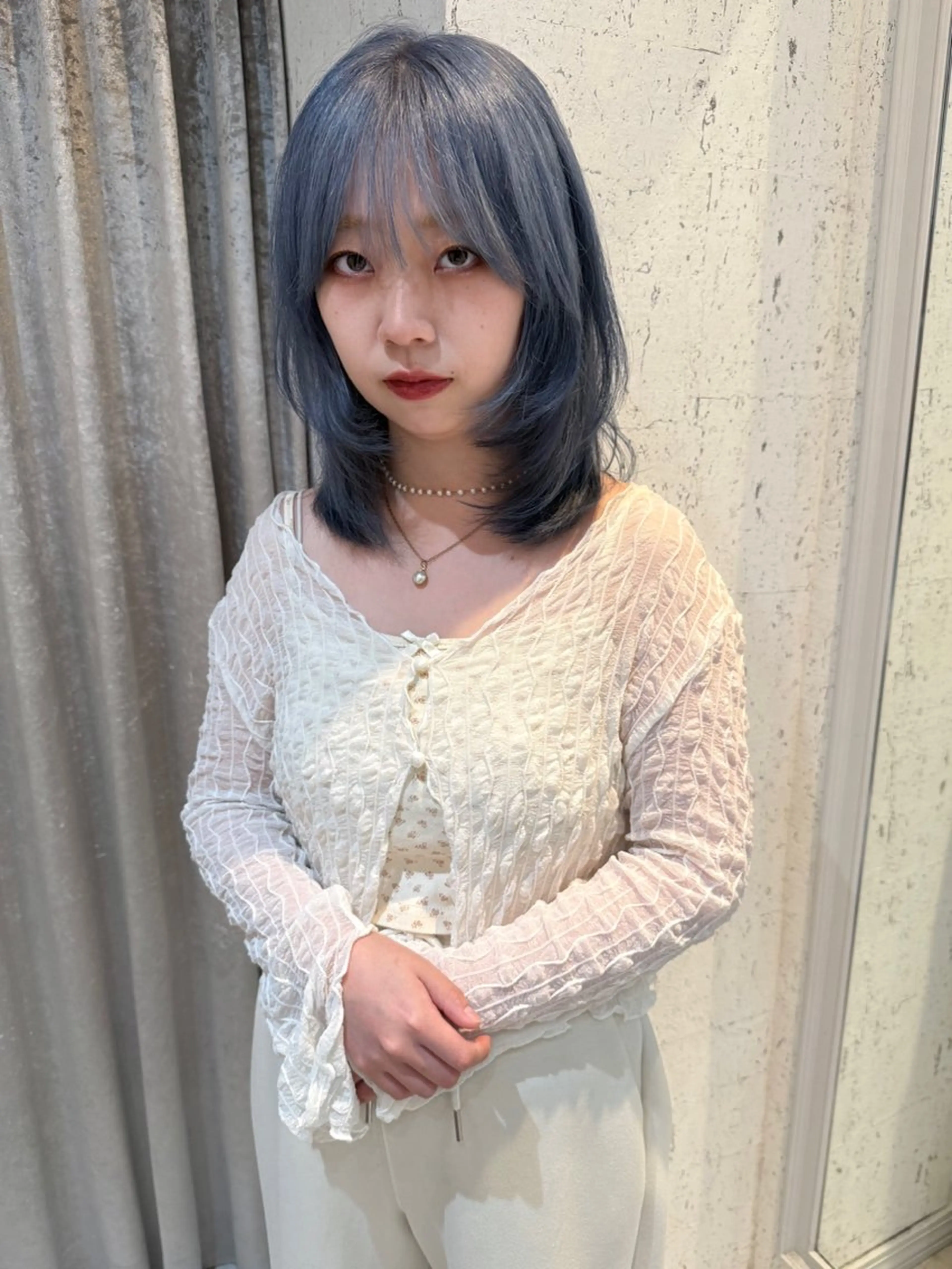 ミディアム カラー カット ヘアカラー トリートメント mai / linoah˚✧のヘアスタイル