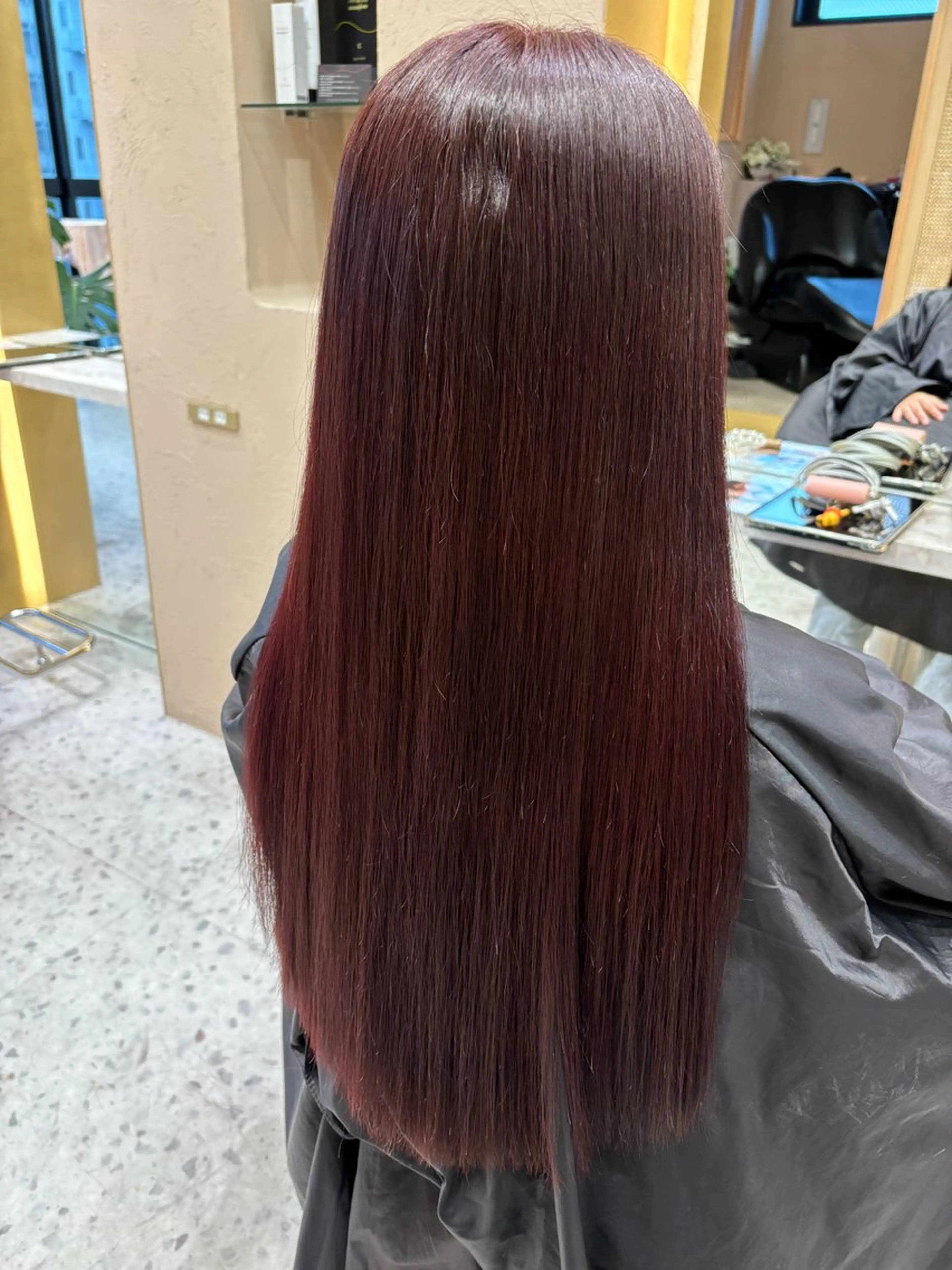 ロング カラー あかね☆ヘアアレンジ /ボブ/縮毛矯正のヘアスタイル