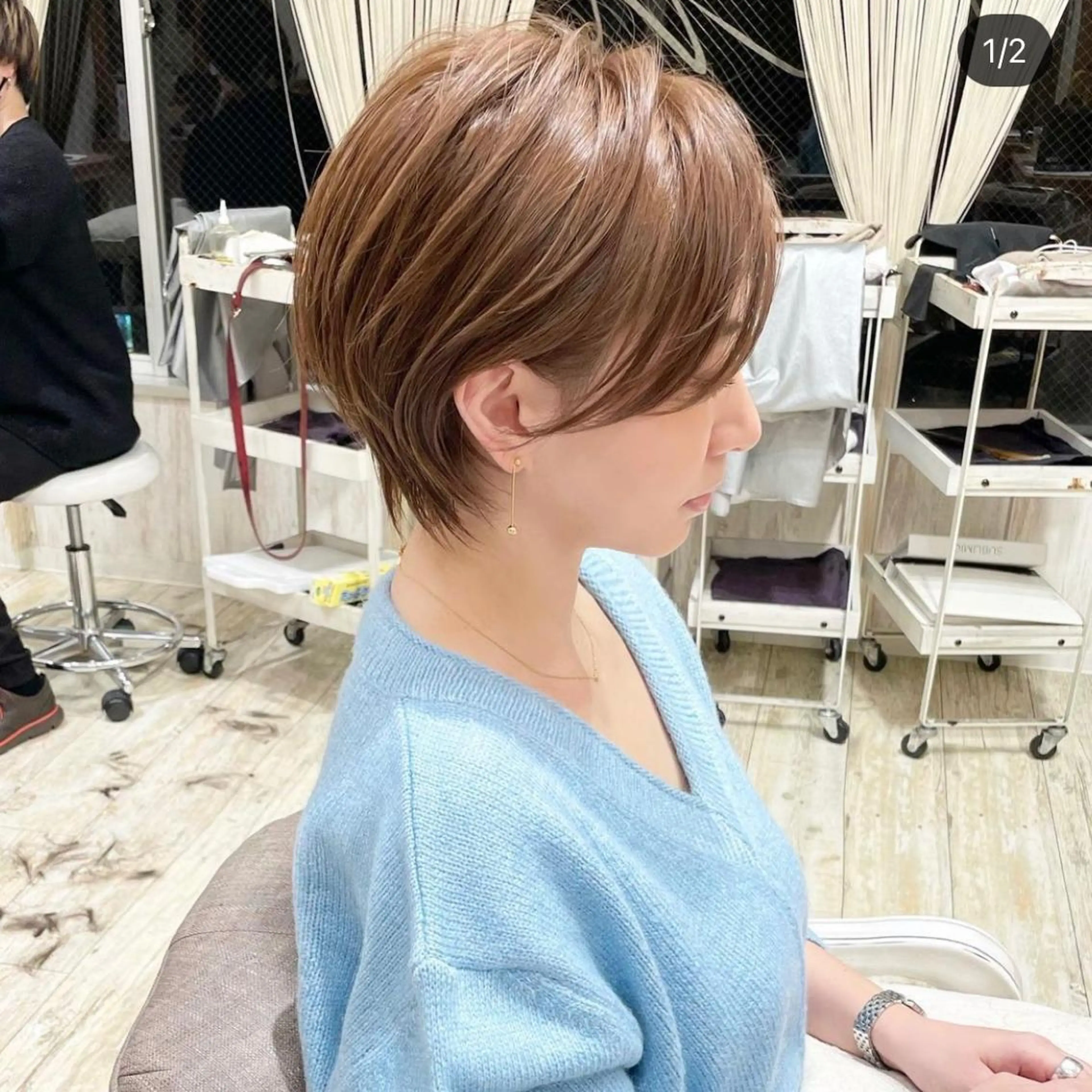 ショート 小野 明日香のヘアスタイル