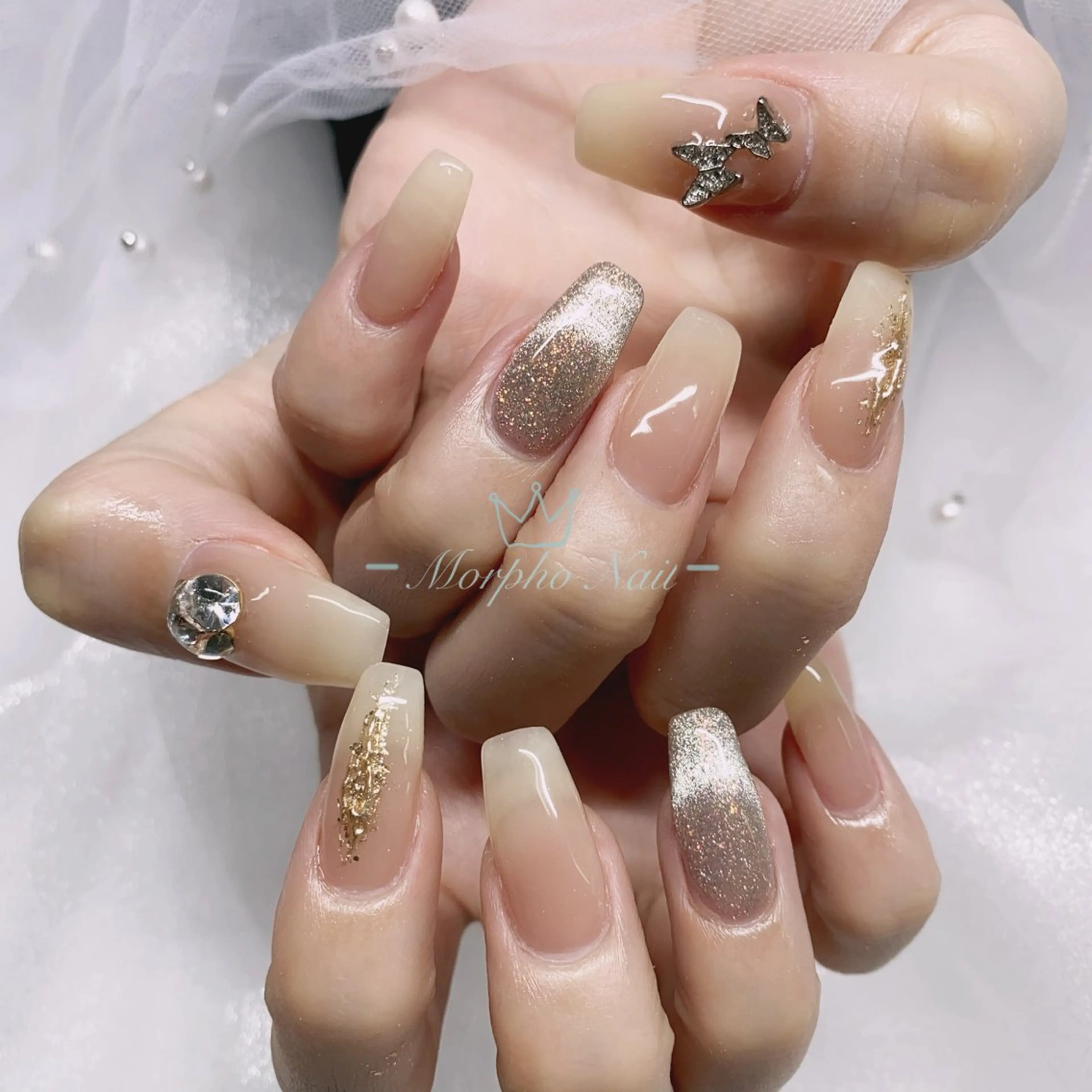 ネイル Morpho nailのネイルデザイン