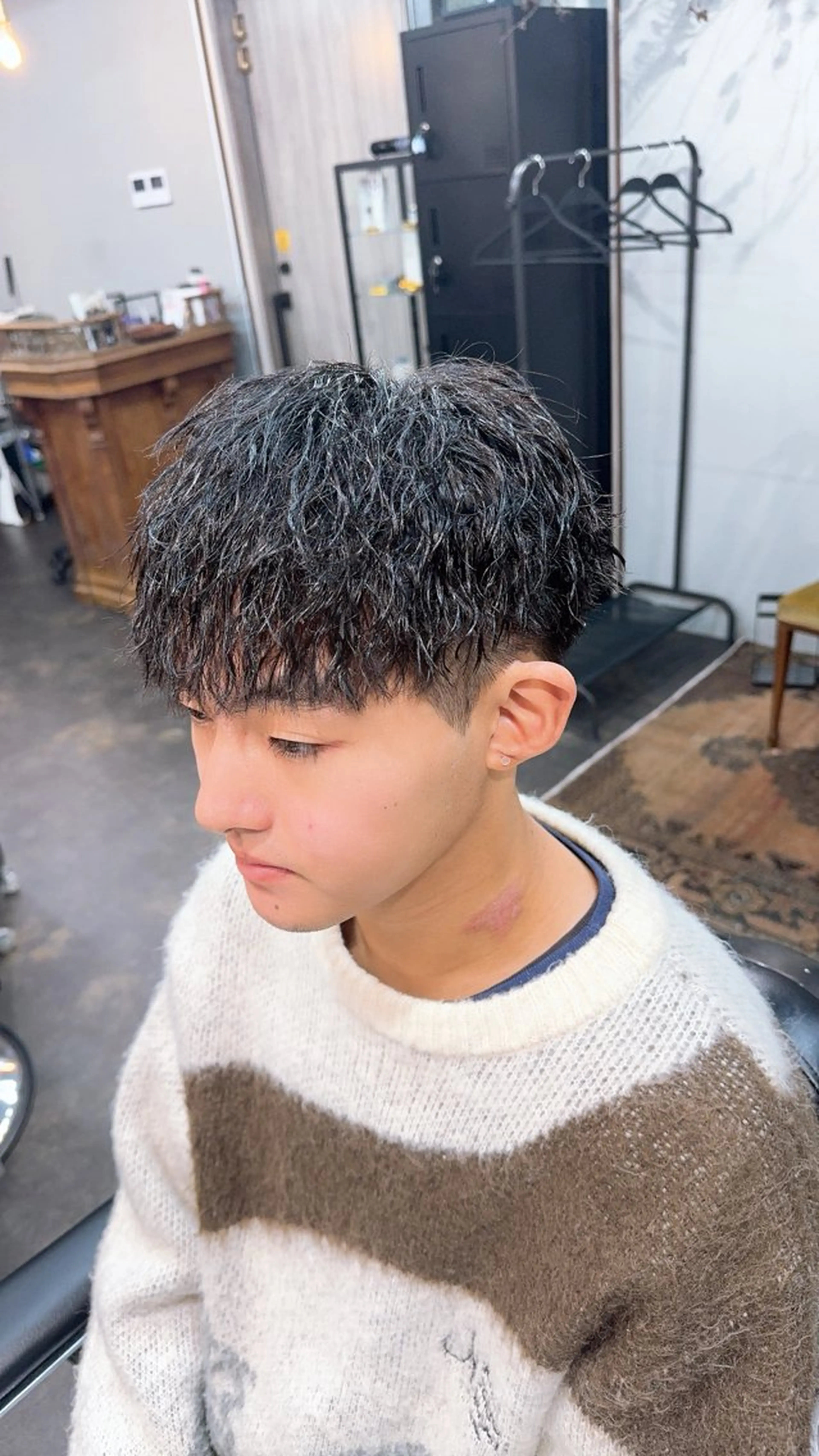 カット＋パーマ（ツイストスパイラル）＋シャンプー＋ブローの写真