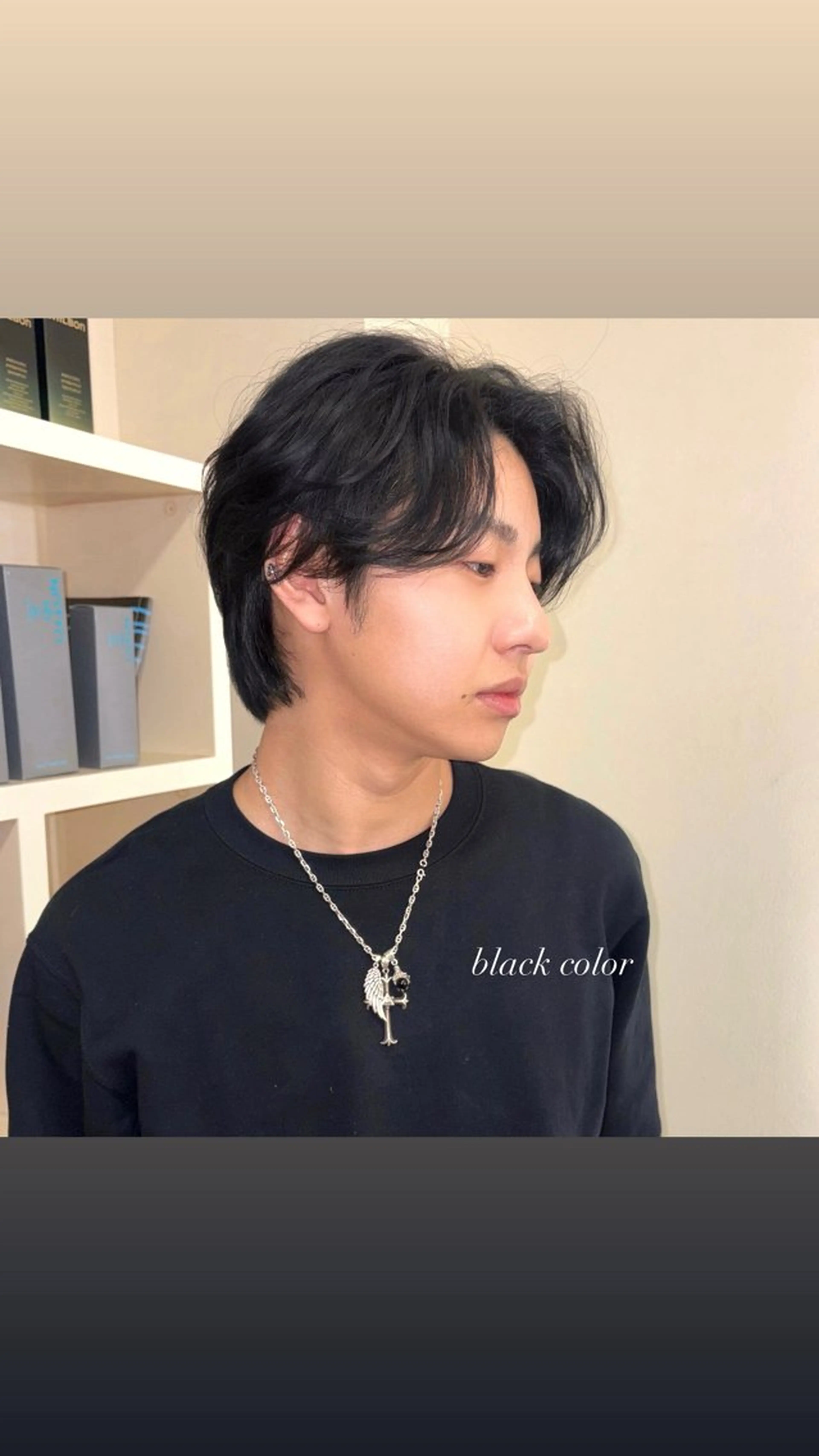 カラー メンズ 黒髪 ナチュラルブラック 透明感カラー🛋 /sayakaのヘアスタイル