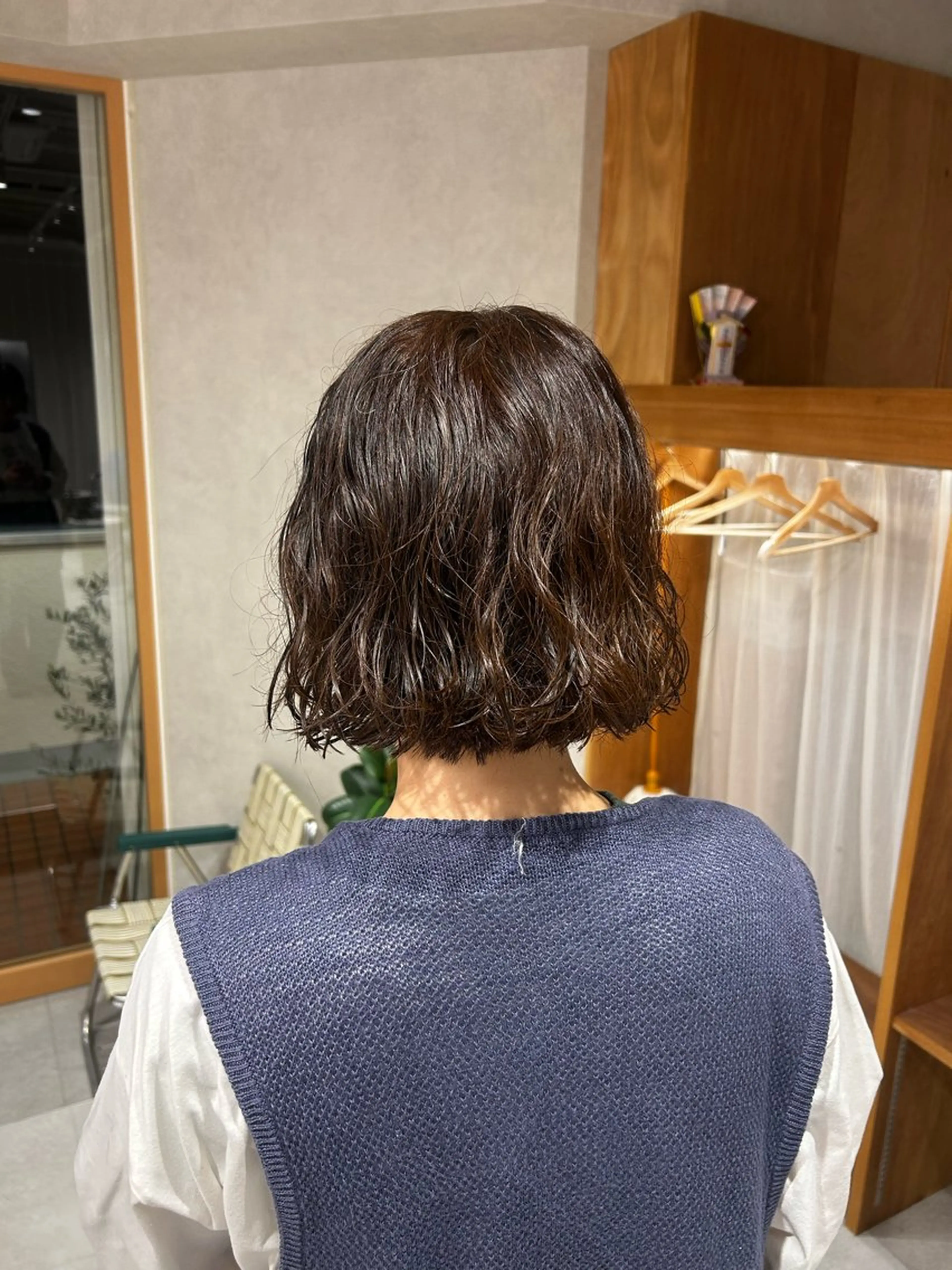 ボブカット+パーマ【レディース限定】の写真