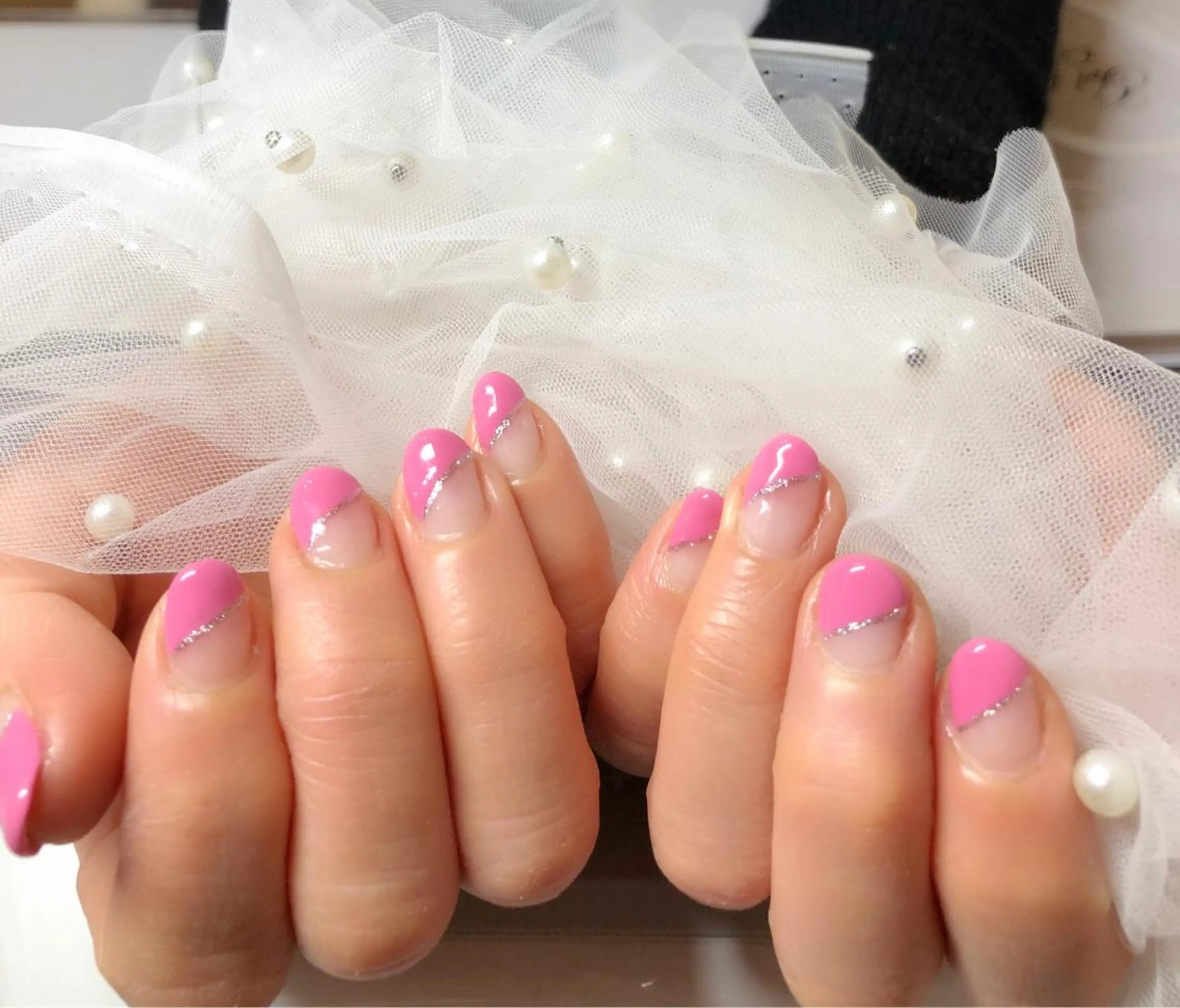 ネイル ハンドネイル マジック ミラーのネイルデザイン