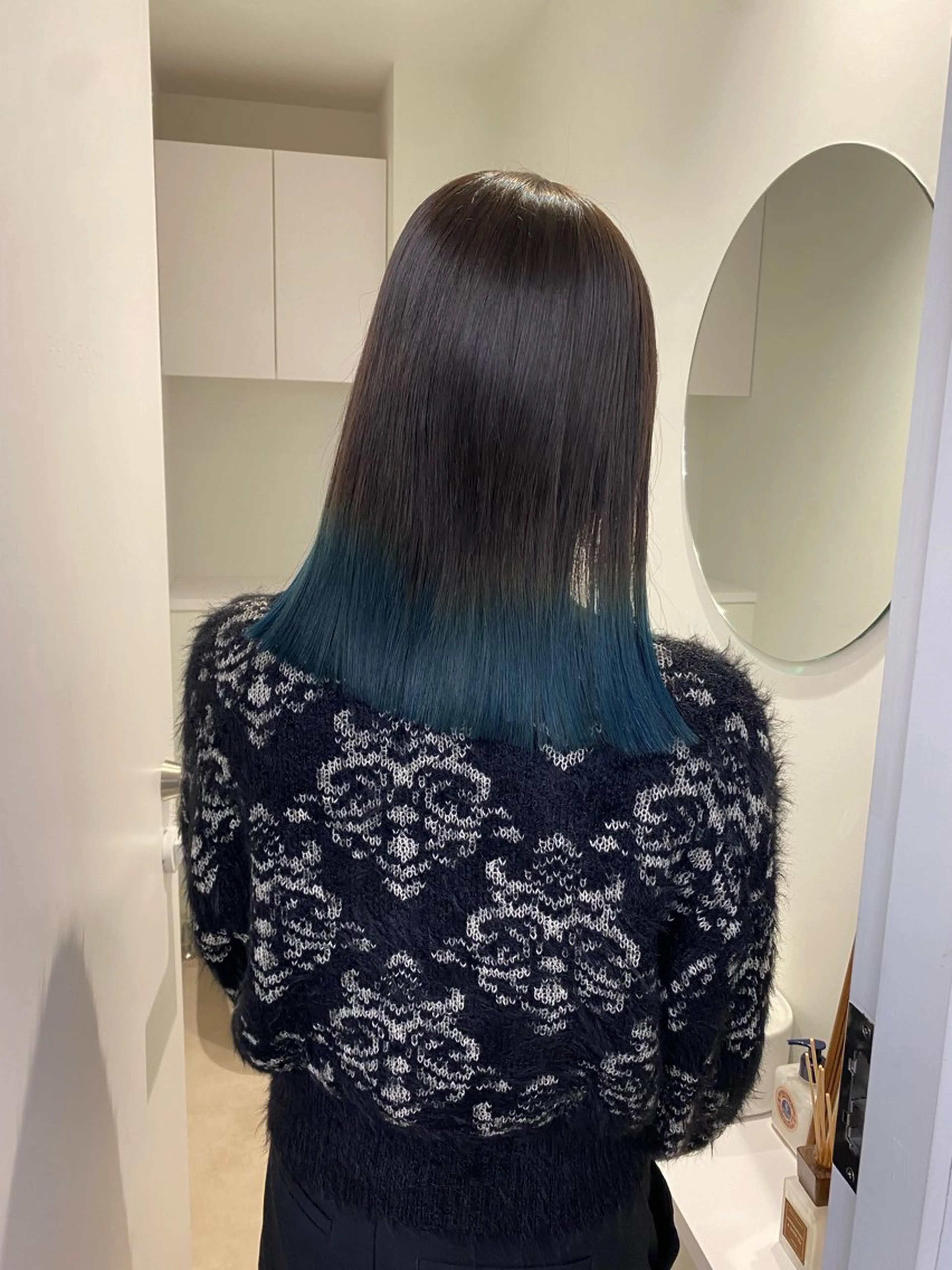 ミディアム ヘアカラー ボブ/ハイトーン REINAのヘアスタイル