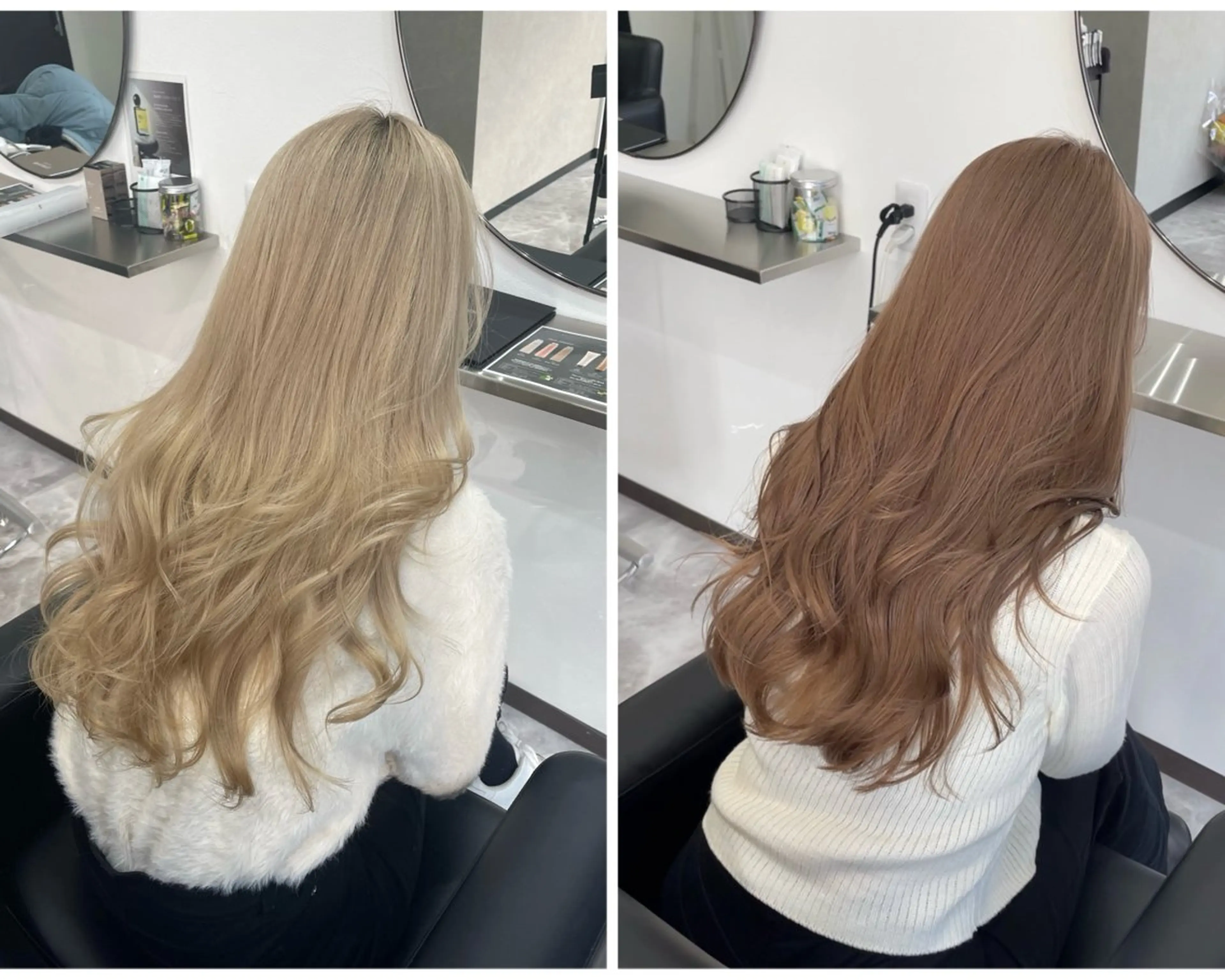 ロング ヘアカラー トリートメント 🦖JIN HAIR DESIGN🦖のヘアスタイル