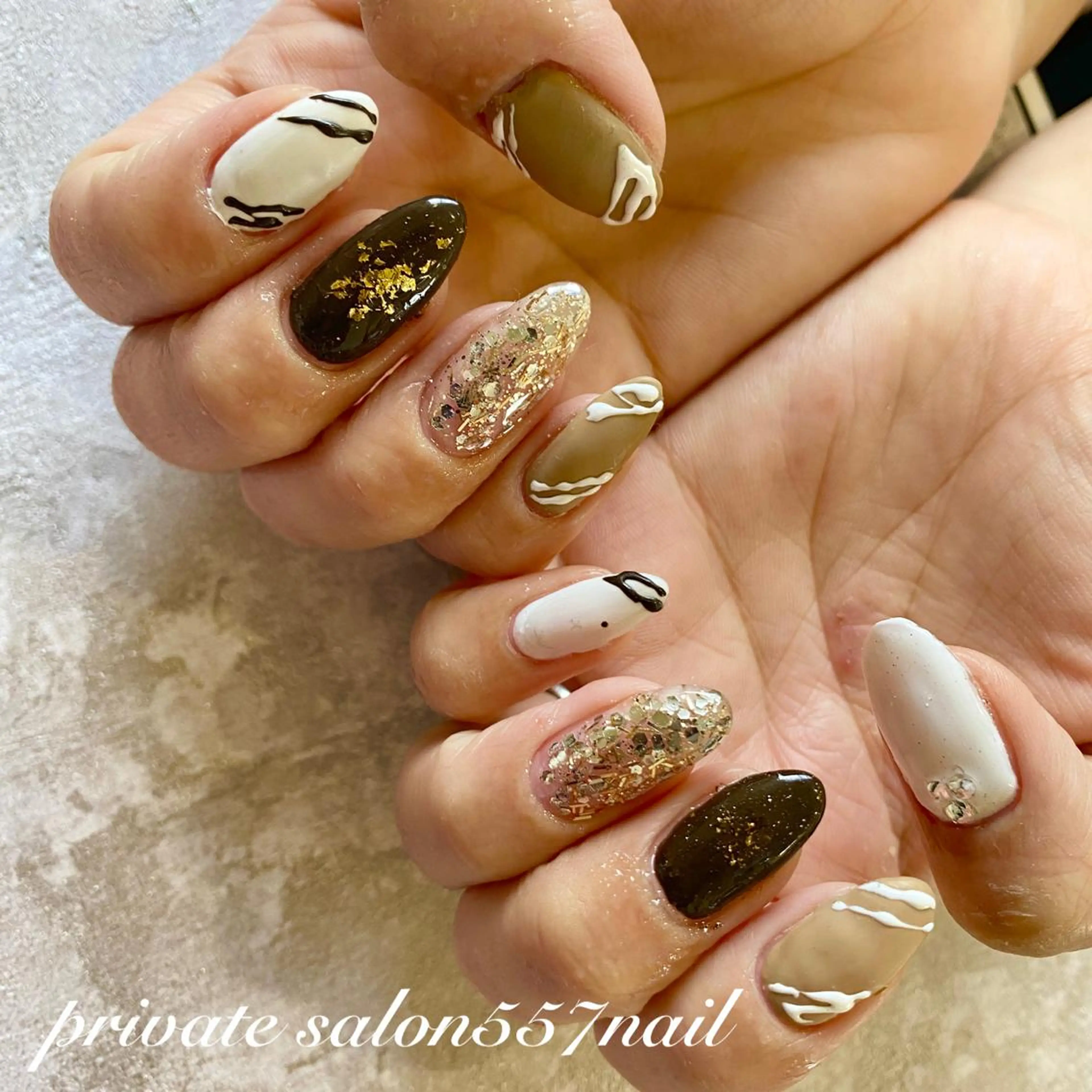 ネイル ハンドネイル 557 nailのネイルデザイン