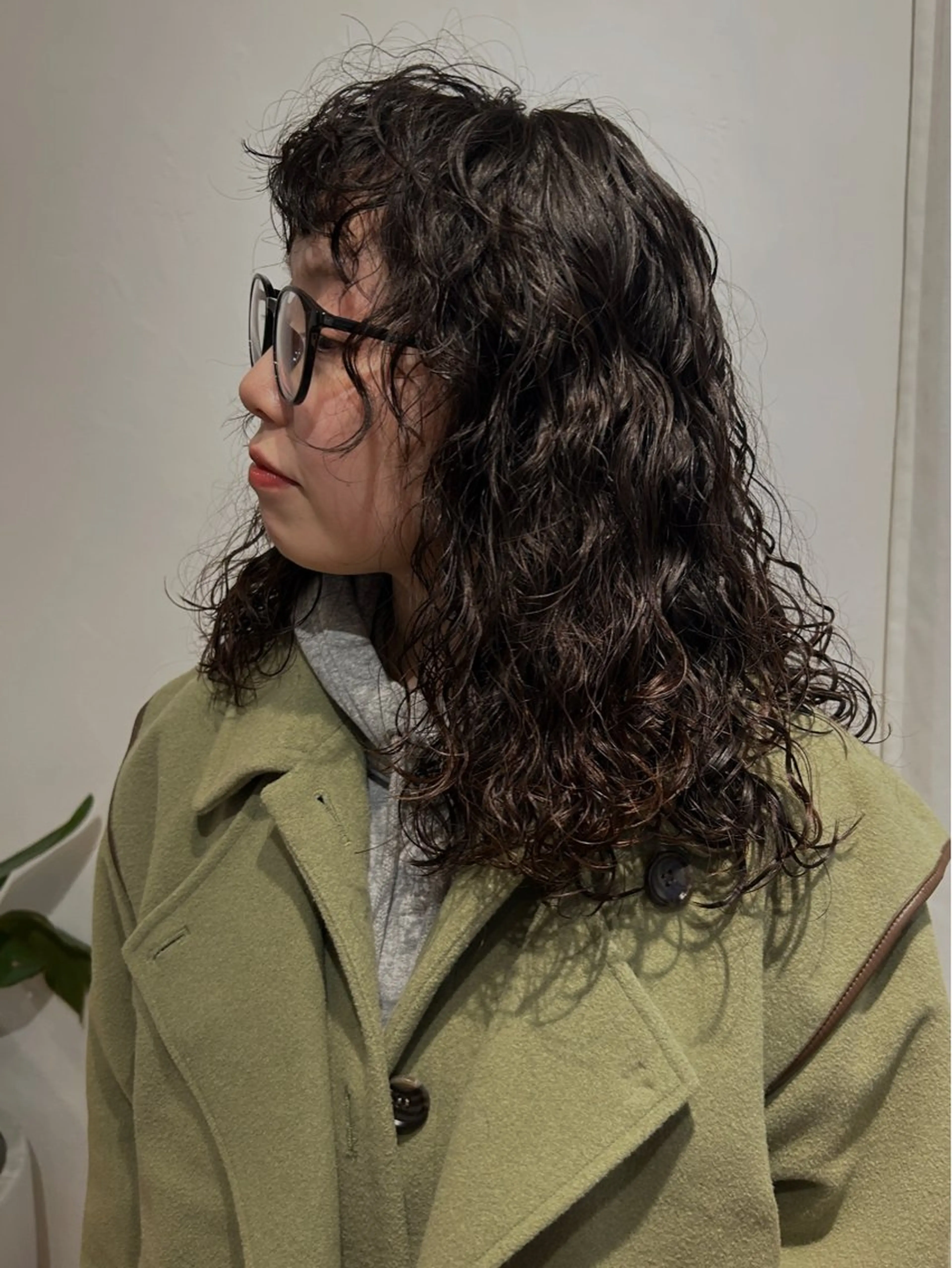 ロング パーマ カット パーマ niina suzukiのヘアスタイル