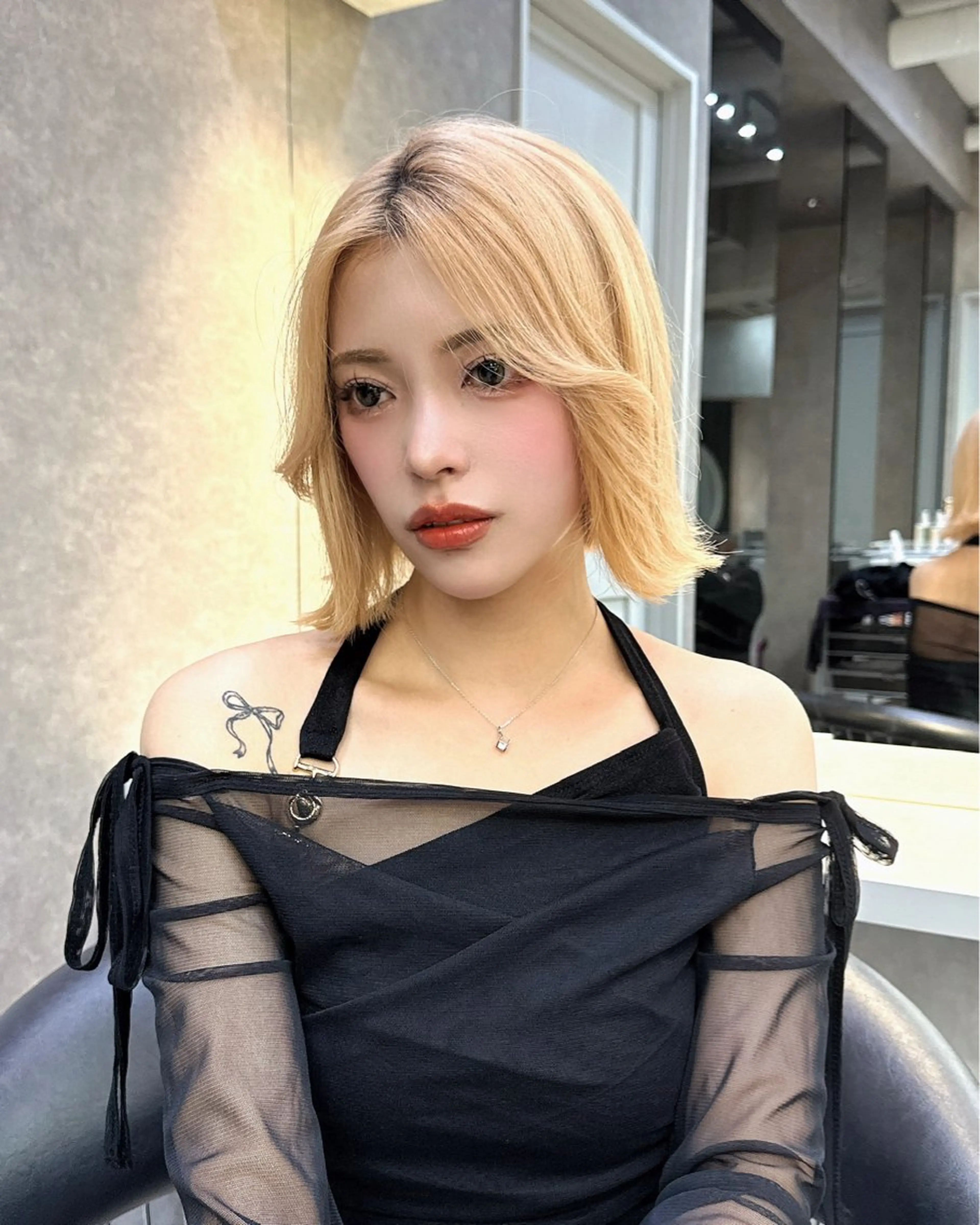 ショート 韓国ヘア/美髪矯正/ Haruna🦋のヘアスタイル