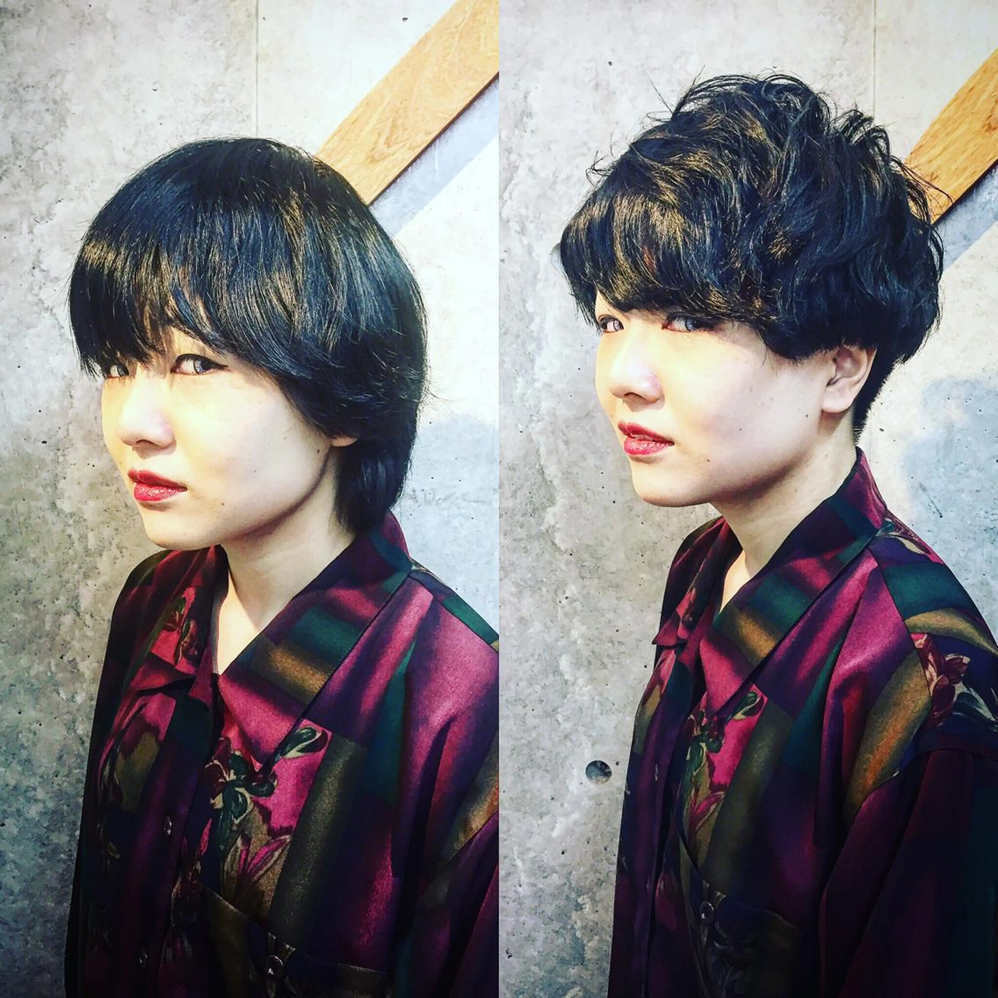 ショート パーマ 及川 光のヘアスタイル