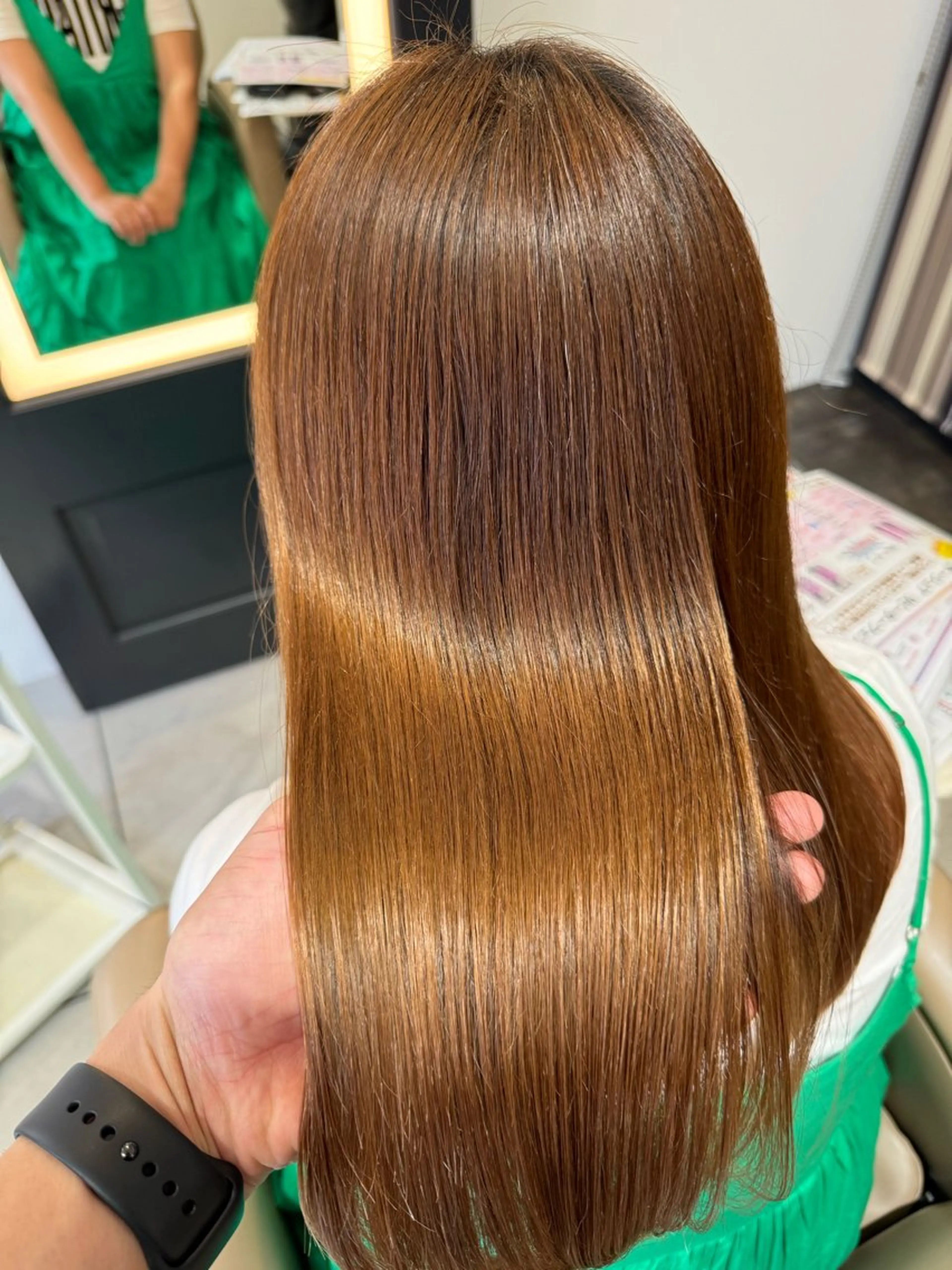 ミディアム カラー 美髪/髪質改善 川口凌弥のヘアスタイル