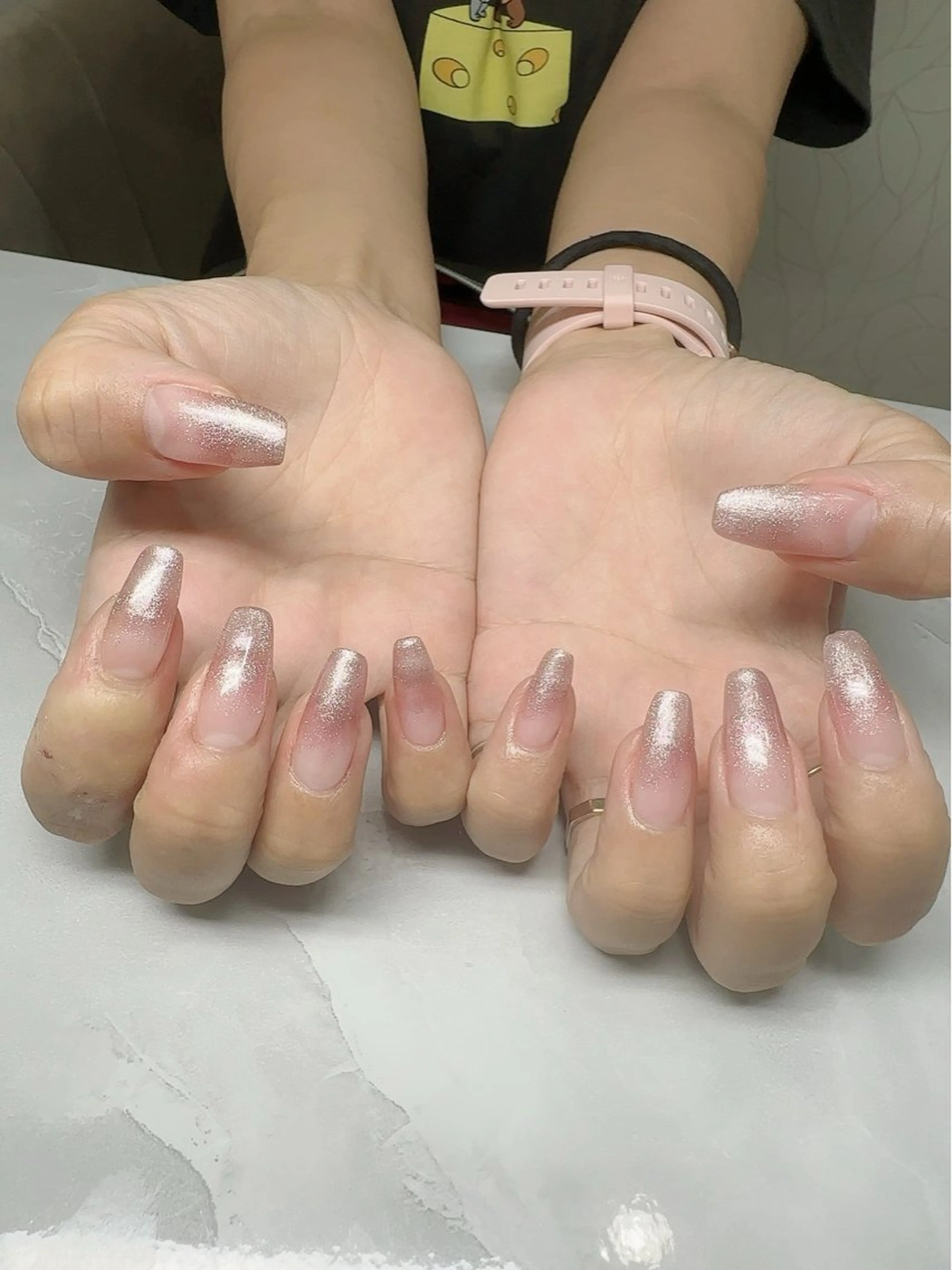ネイル グラデーション マグネットネイル nyasu nailのネイルデザイン