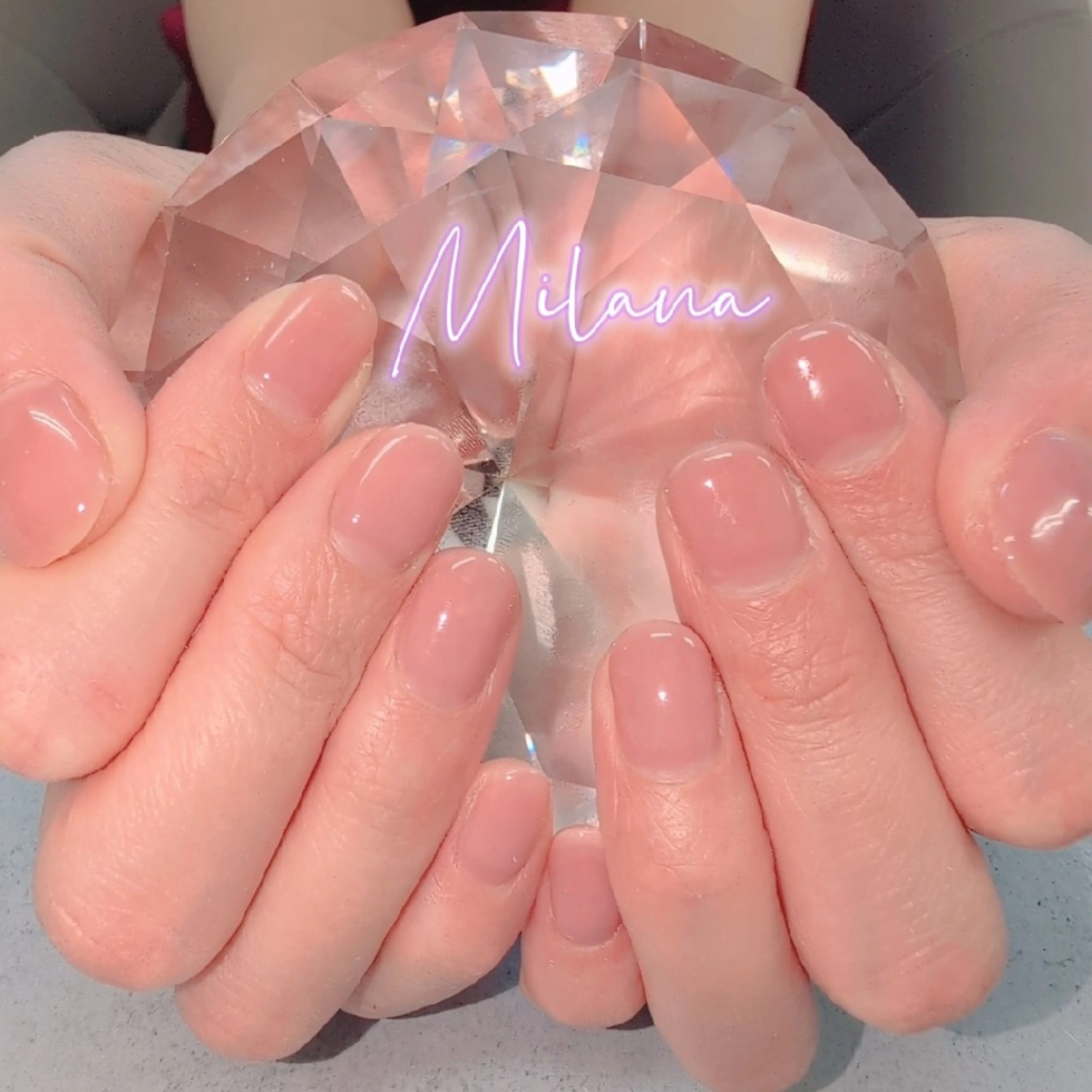 ネイル ワンカラーネイル ハンドネイル Milana 川瀬のネイルデザイン