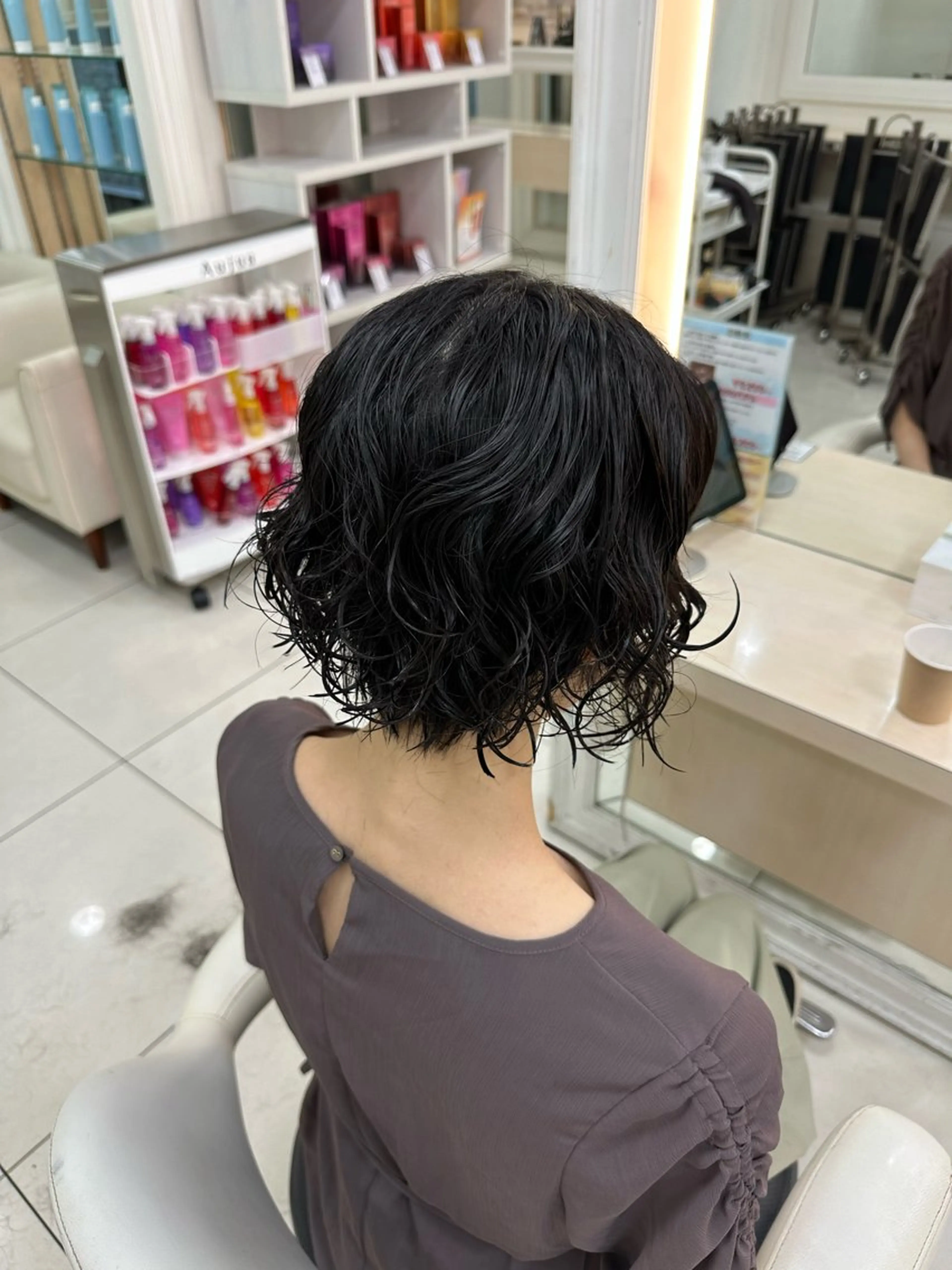 パーマ カット パーマ 竹下 勝也のヘアスタイル