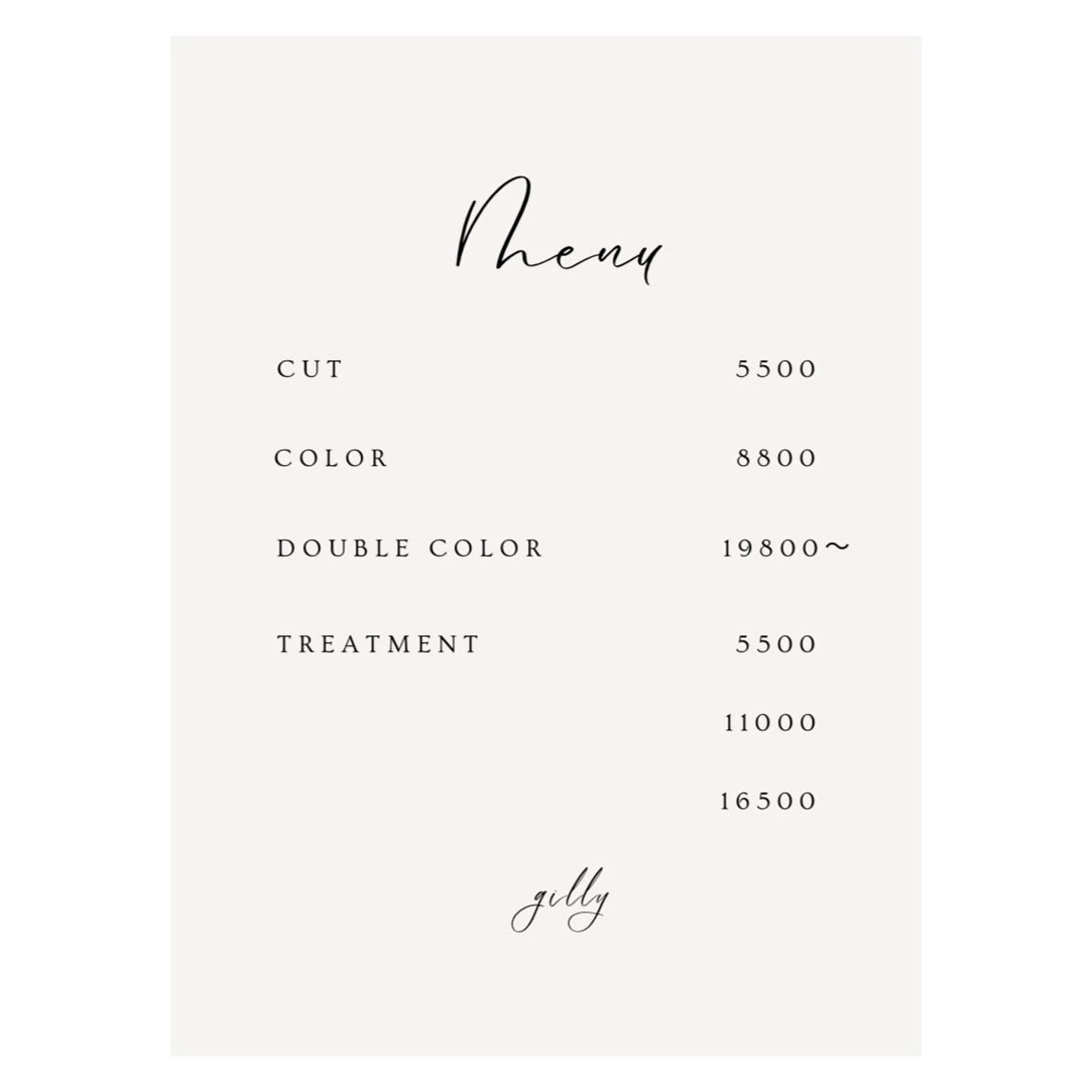 吉井 凜音のヘアスタイル