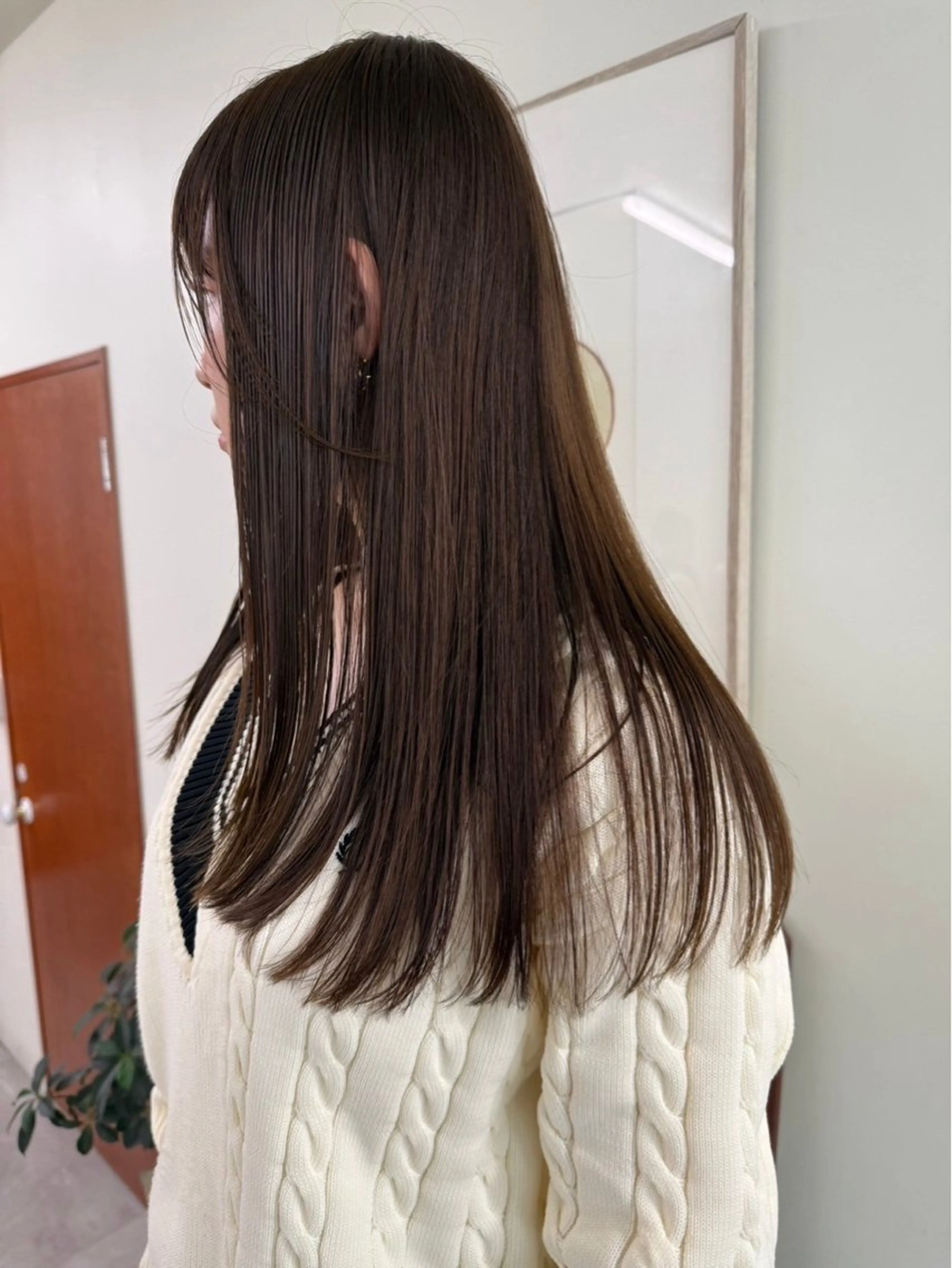 カラー ブラウンカラー 透明感カラー nappe🐏 栄／矢場町のヘアスタイル