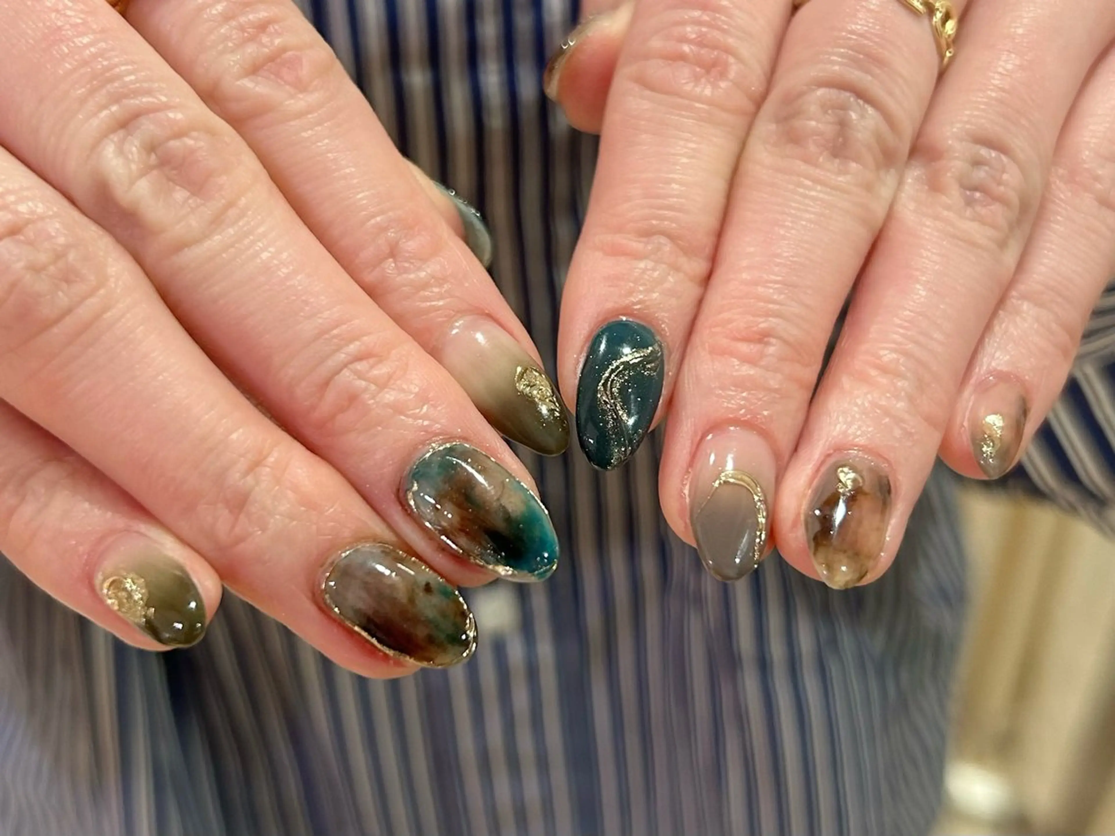 ネイル ニュアンスネイル ハンドネイル Bianca栄店 みさとのネイルデザイン