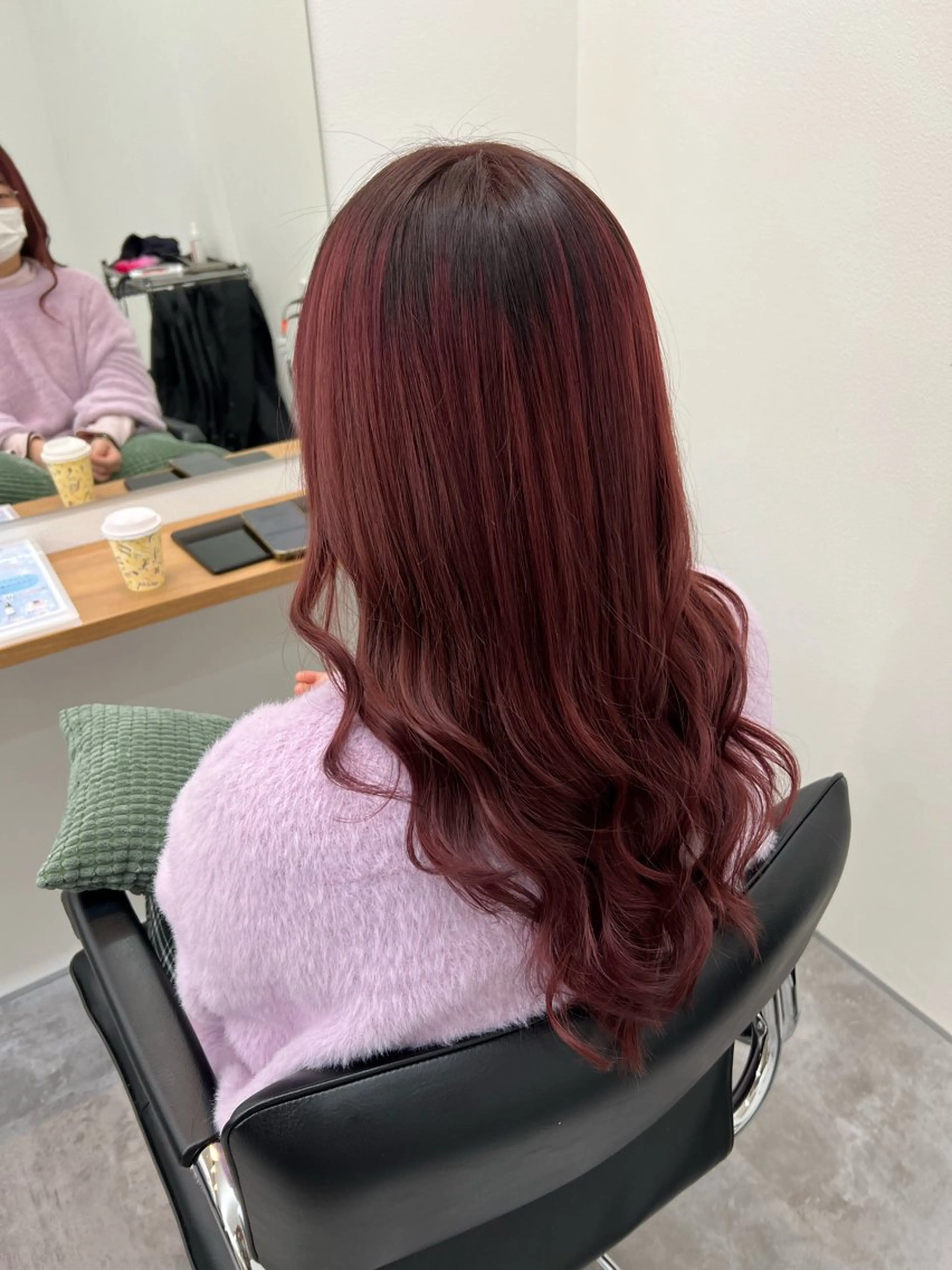 カラー ピンクカラー レッドカラー バイオレットカラー ✨NOMAD印西✨ 黒川勇輝のヘアスタイル