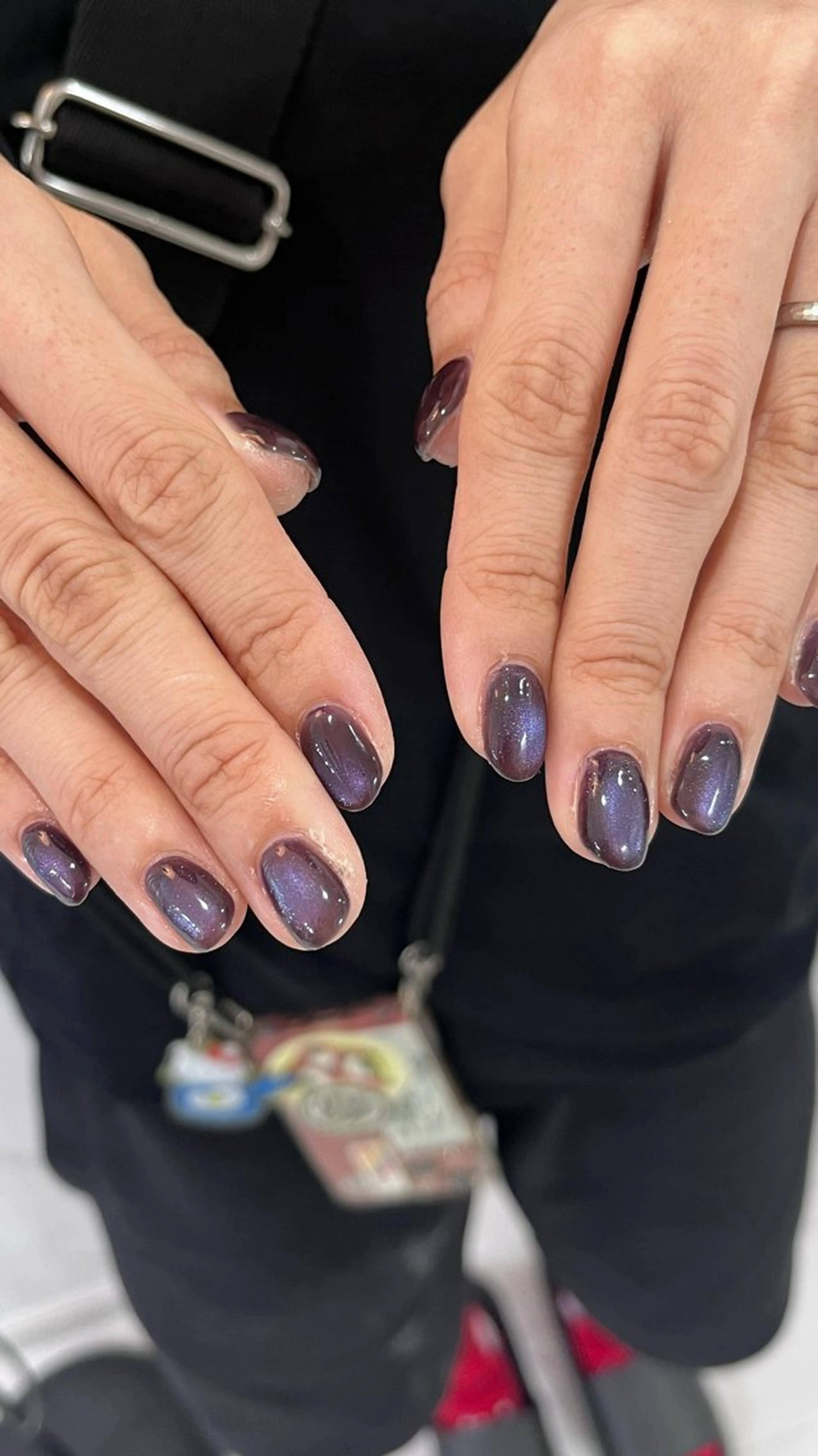 ネイル マグネットネイル マグネットワンカラー ワンカラーネイル May 昭和町/阿倍野のネイルデザイン