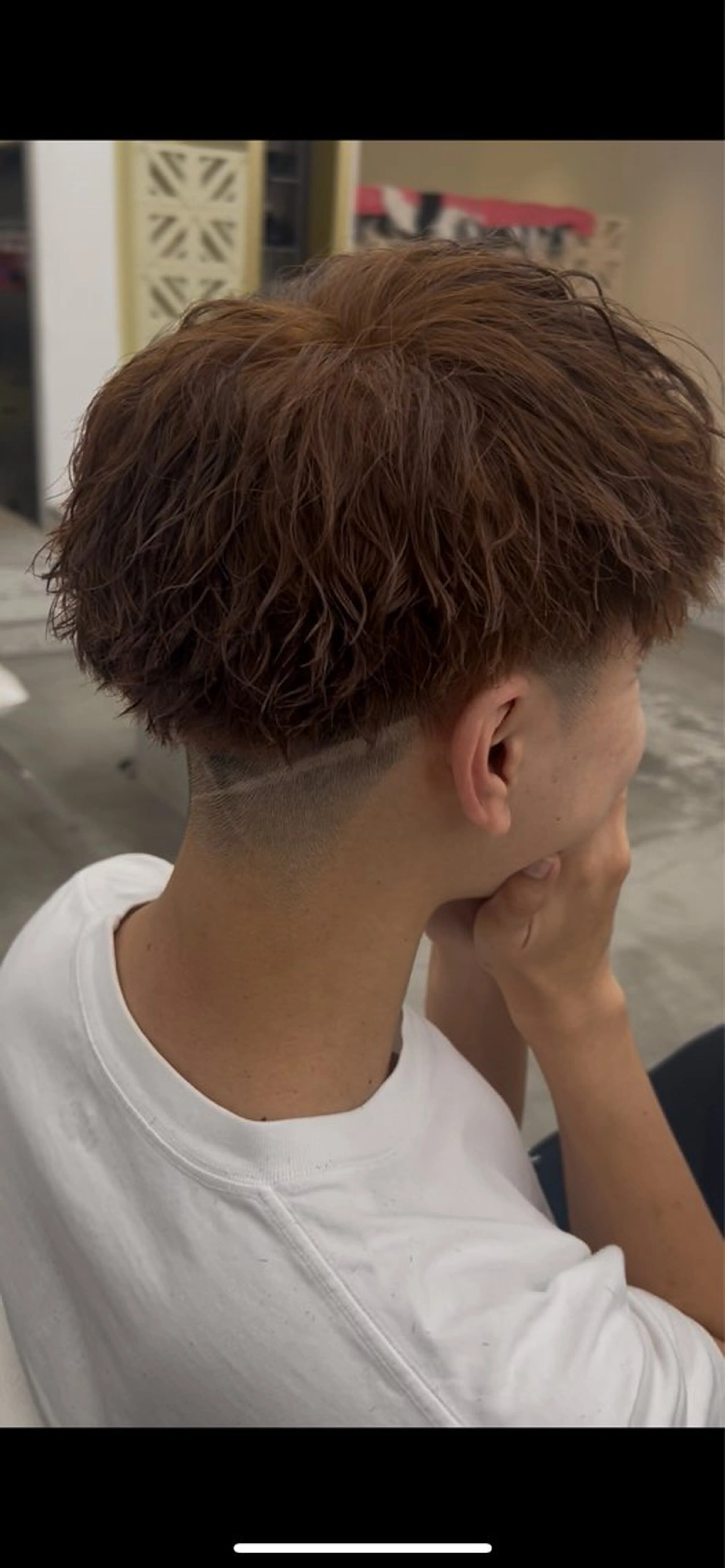 メンズブリーチなしカラー(ブリーチ毛‪✕‬)(カット無し)の写真