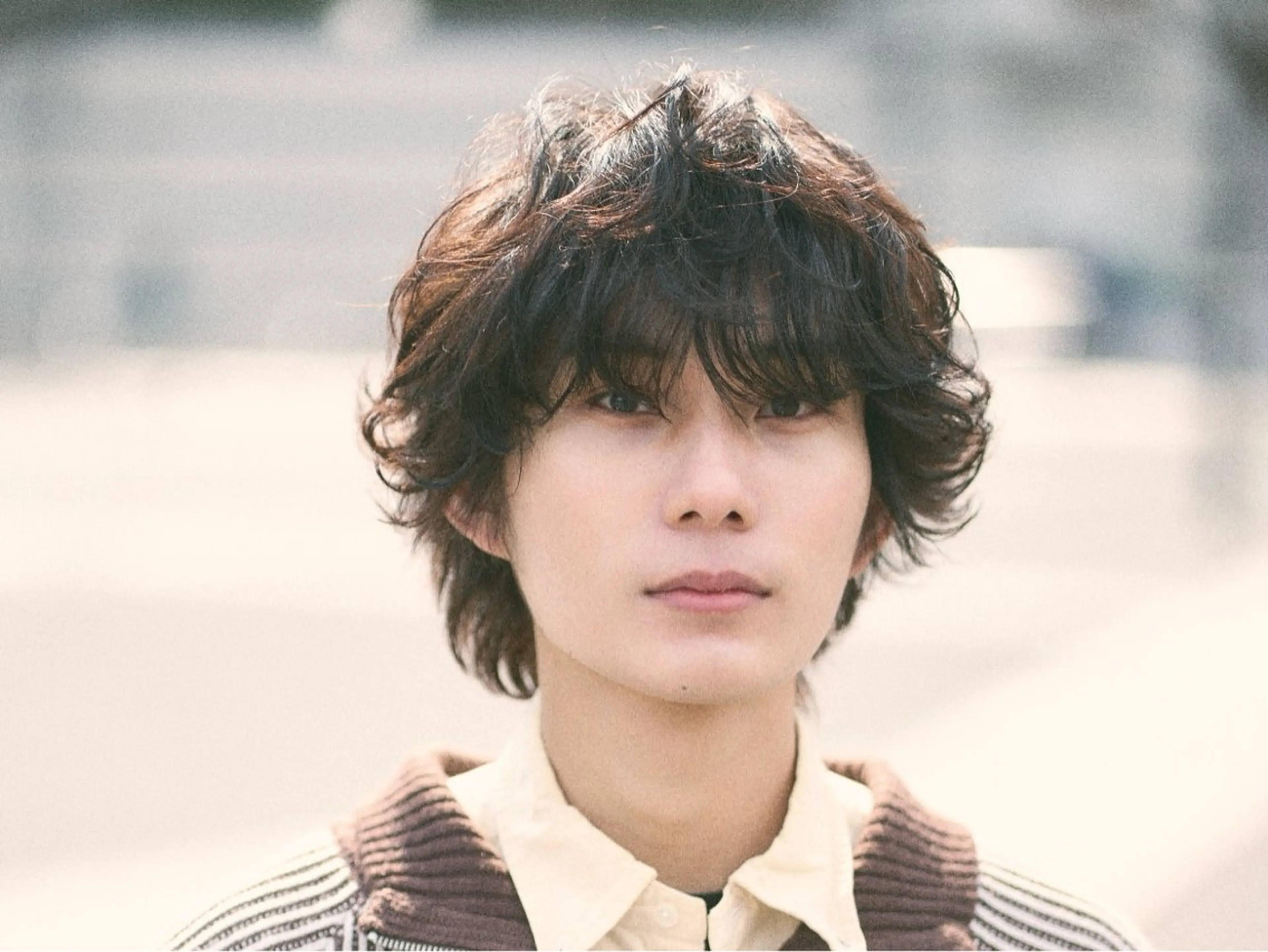 ミディアム パーマ カット パーマ シャドウパーマ No.1うえちりくのヘアスタイル