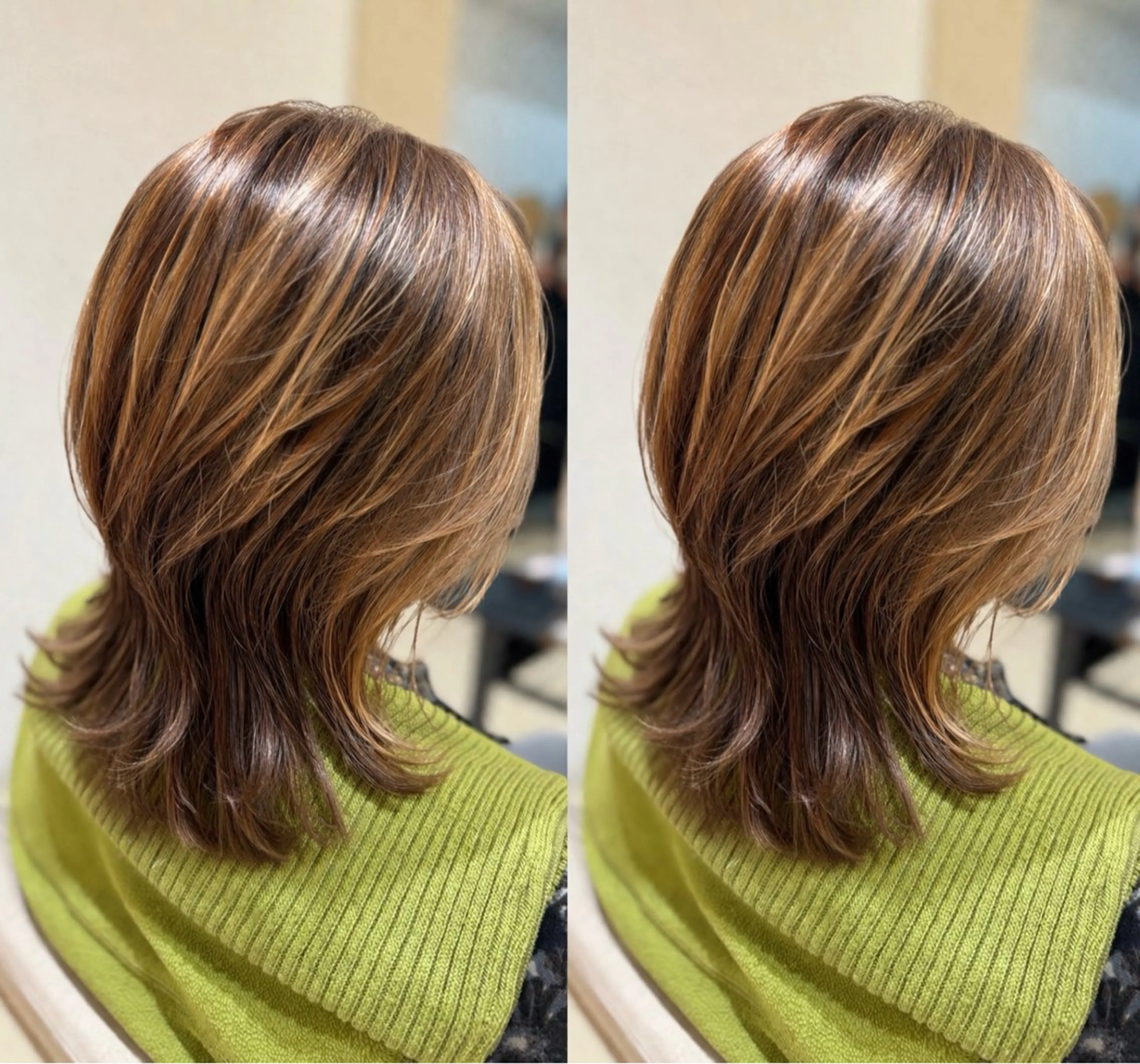 カット+カラー+ハイライトの写真