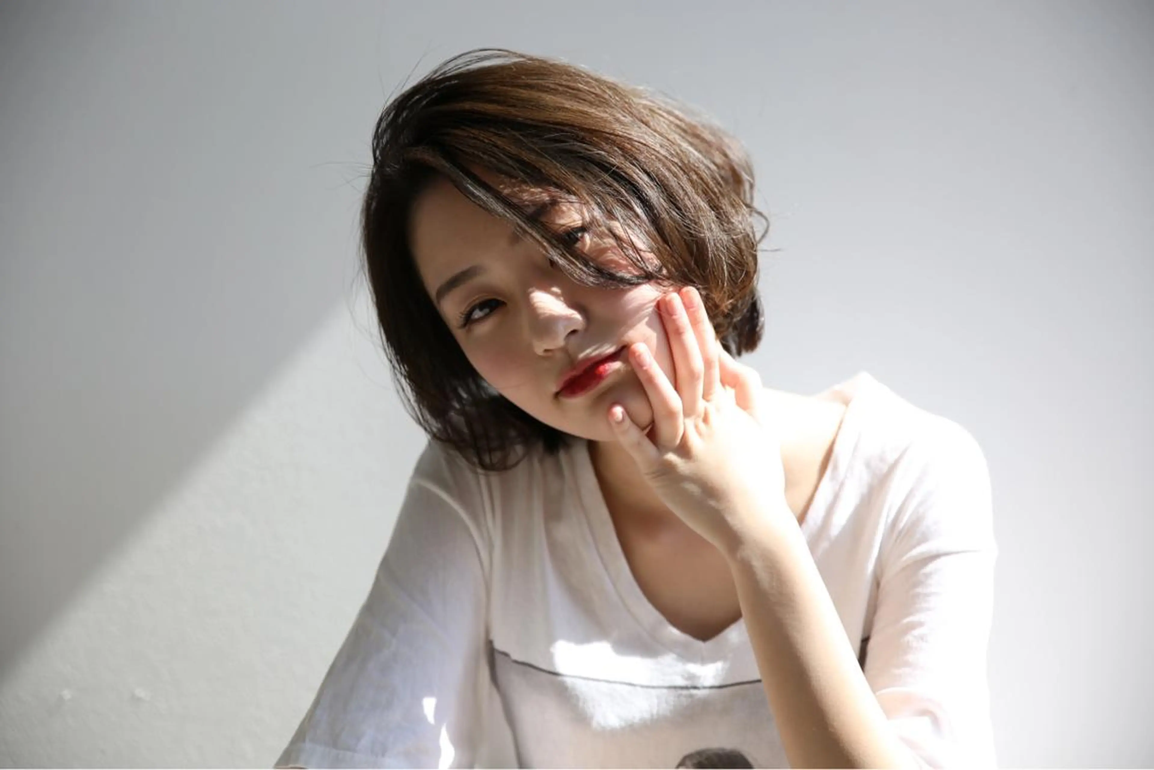 ショート カラー ツジガキ ユウスケのヘアスタイル