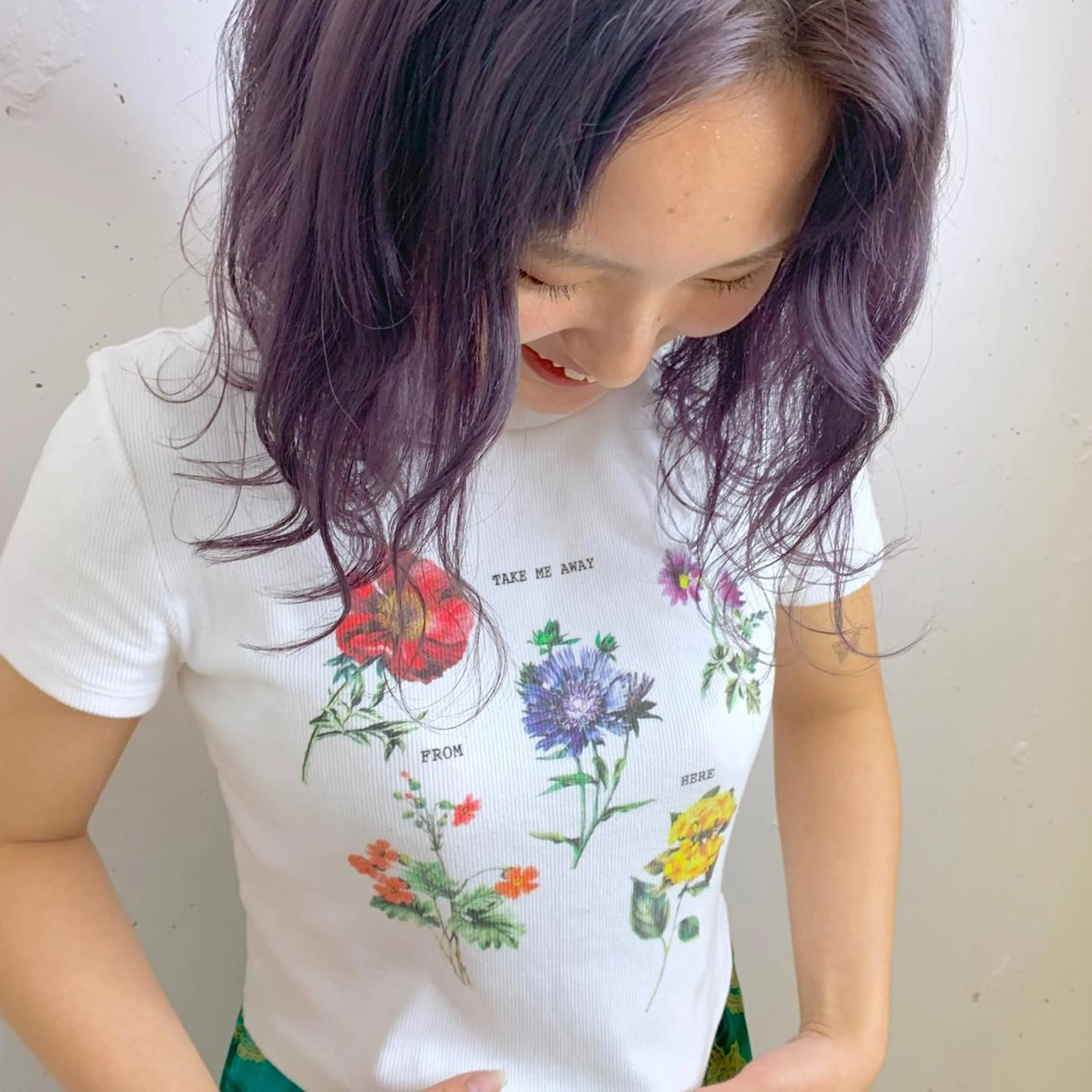 ショート カラー ラベンダーカラー raika .のヘアスタイル