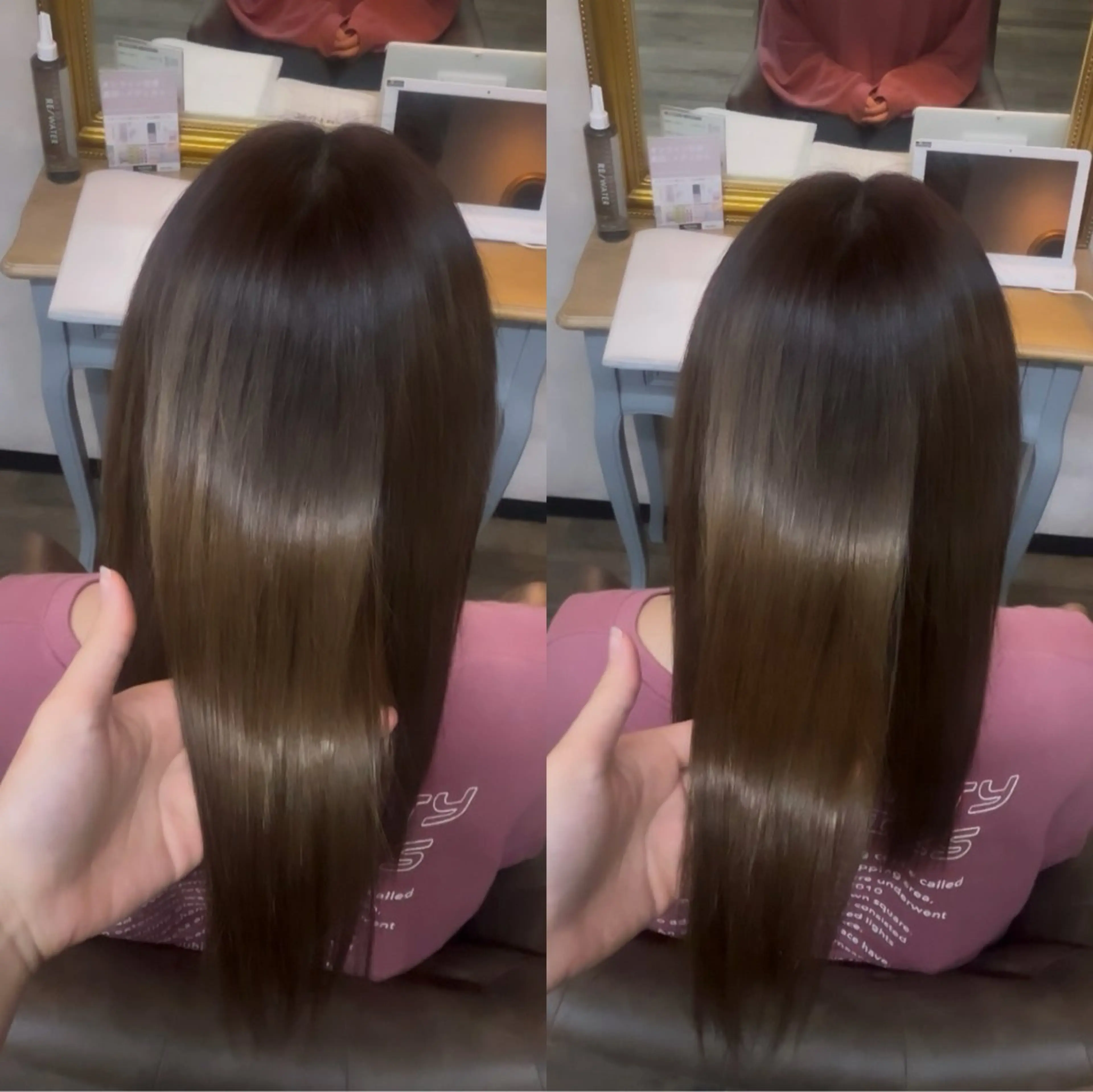 ロング 髪質改善 トリートメント 🌼髪質整形🧸 艶カラー🌼珠理のヘアスタイル