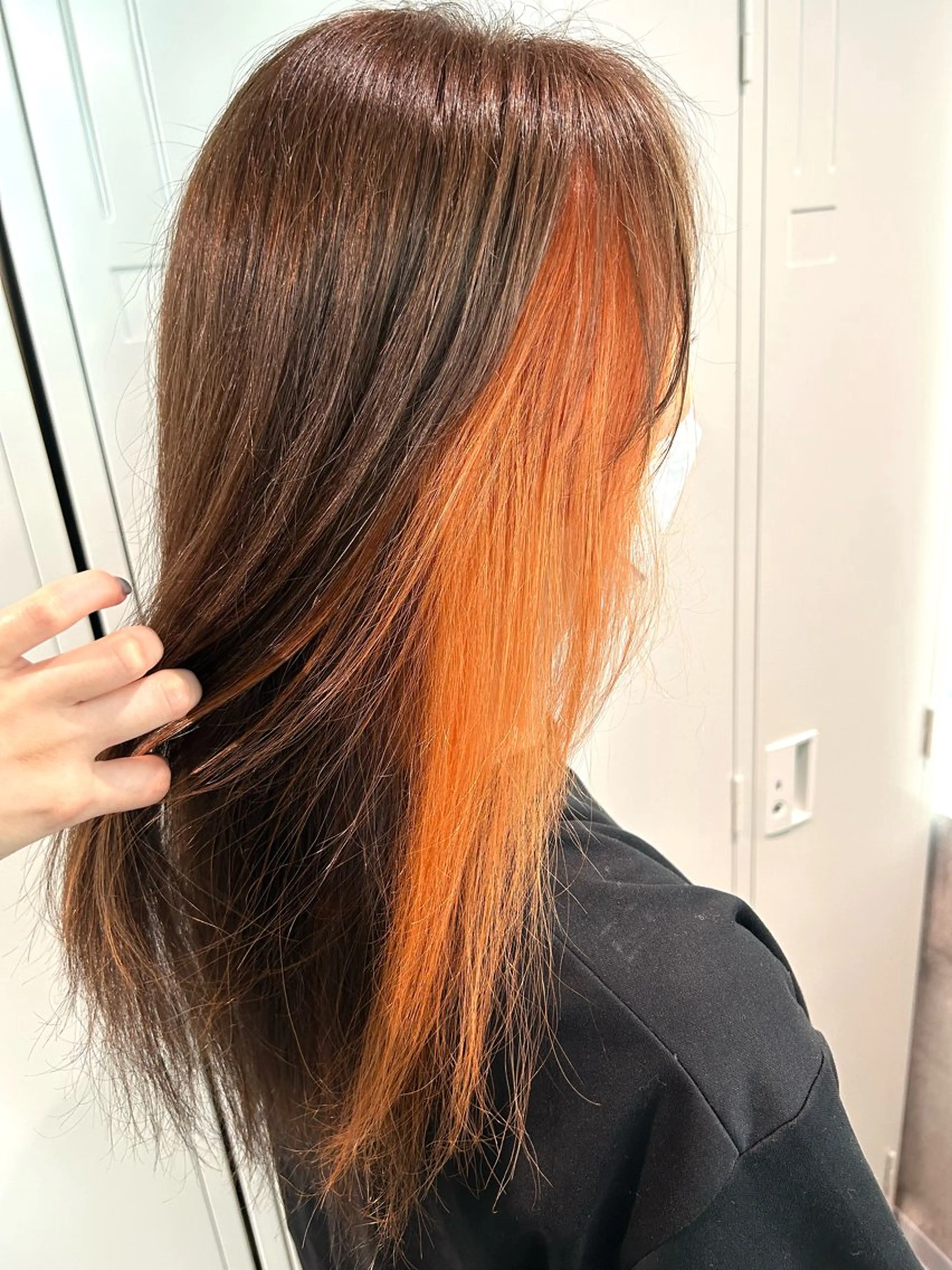 ロング ヘアカラー 寺澤 歩佳のヘアスタイル