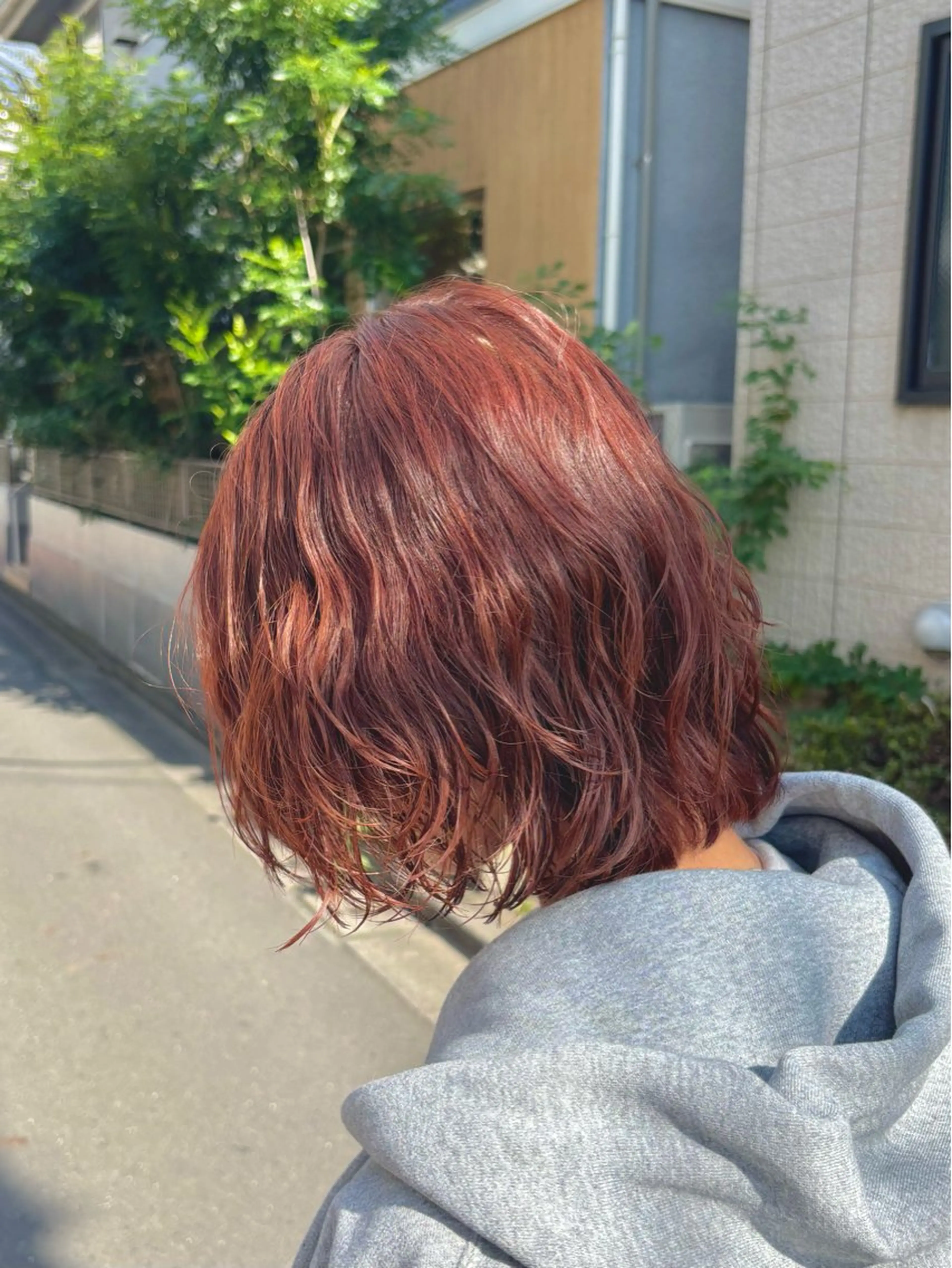 ミディアム カラー cocoa🎀 透明感カラー/パーマのヘアスタイル