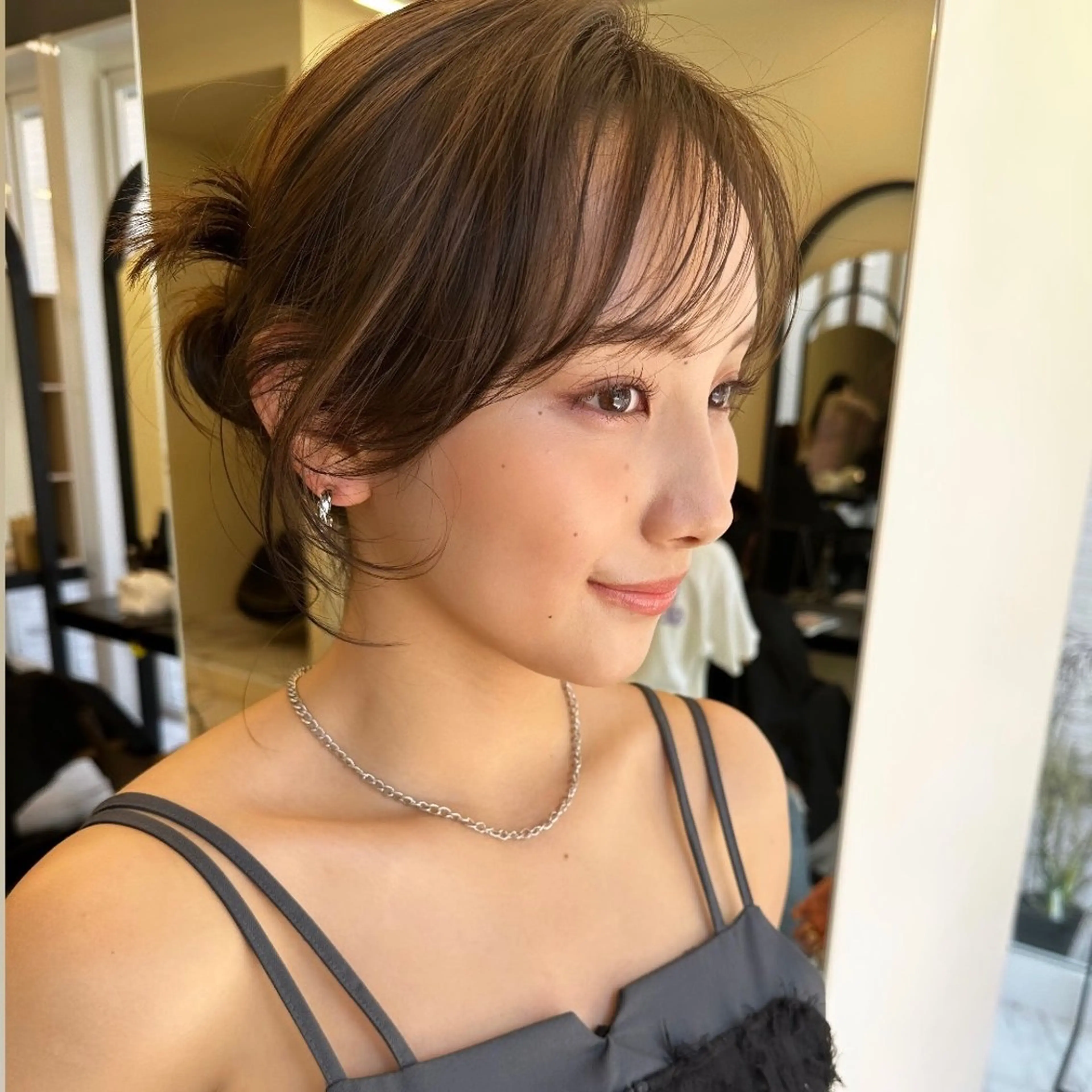 ロング カラー ヘアアレンジ 再現性×メンズヘア/ 表参道/MOMONEのヘアスタイル