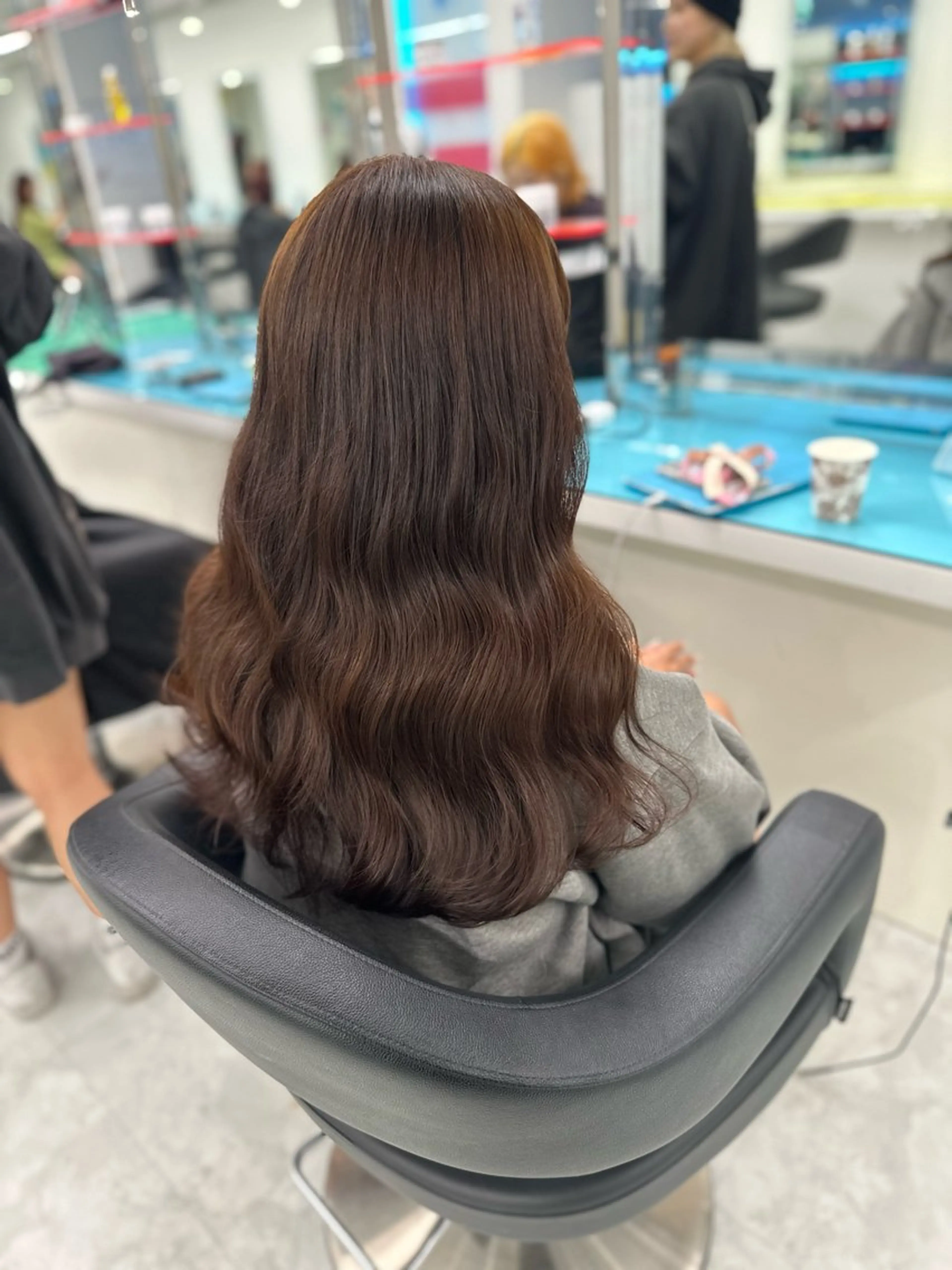 ロング カラー ブリーチ ブリーチなしカラー 顔周りカット ♡ダブルカラー特化♡ miyuのヘアスタイル