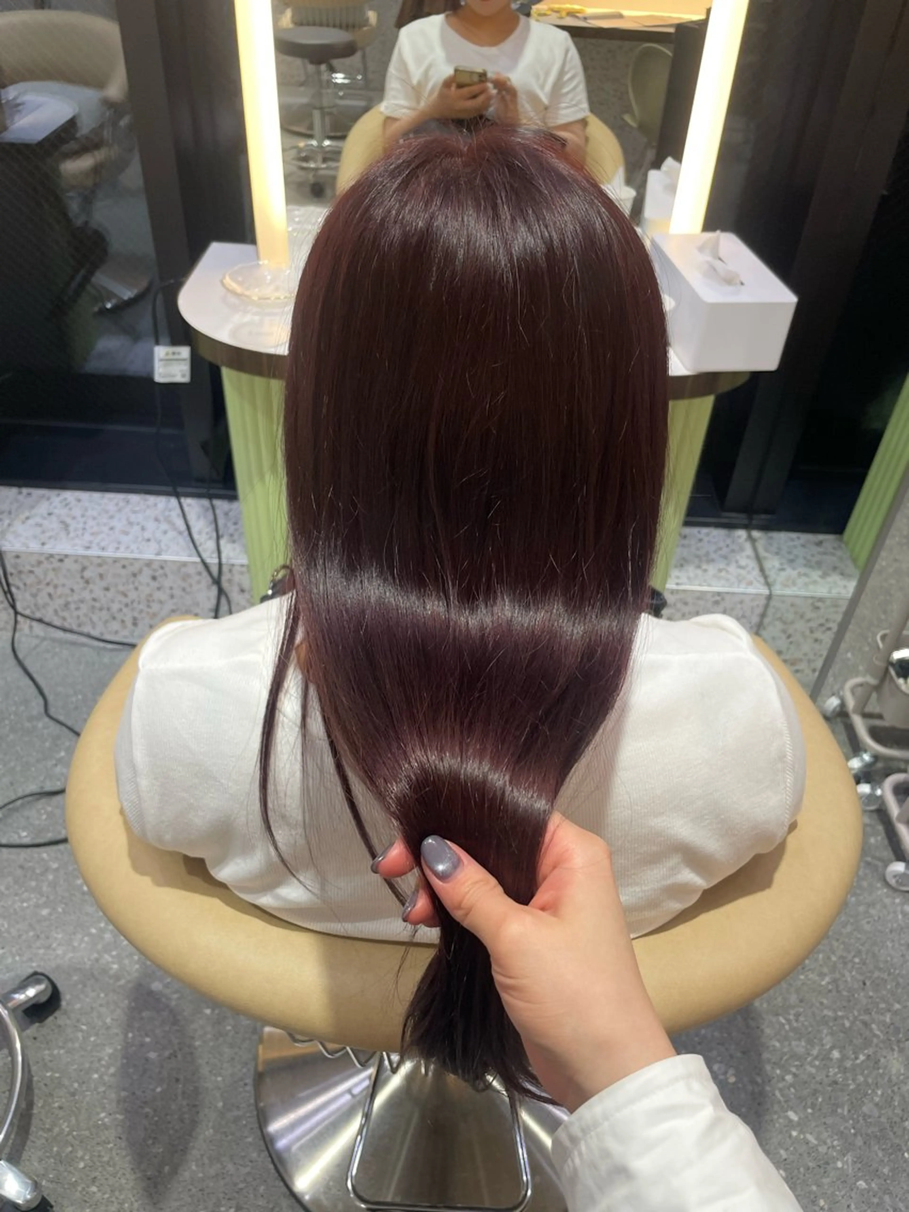 ❤️‍🔥期間限定❤️‍🔥💖メンテナンスカット無料💖艶カラー＋超音波トリートメント　ボブ/レイヤー/韓国ヘアの写真