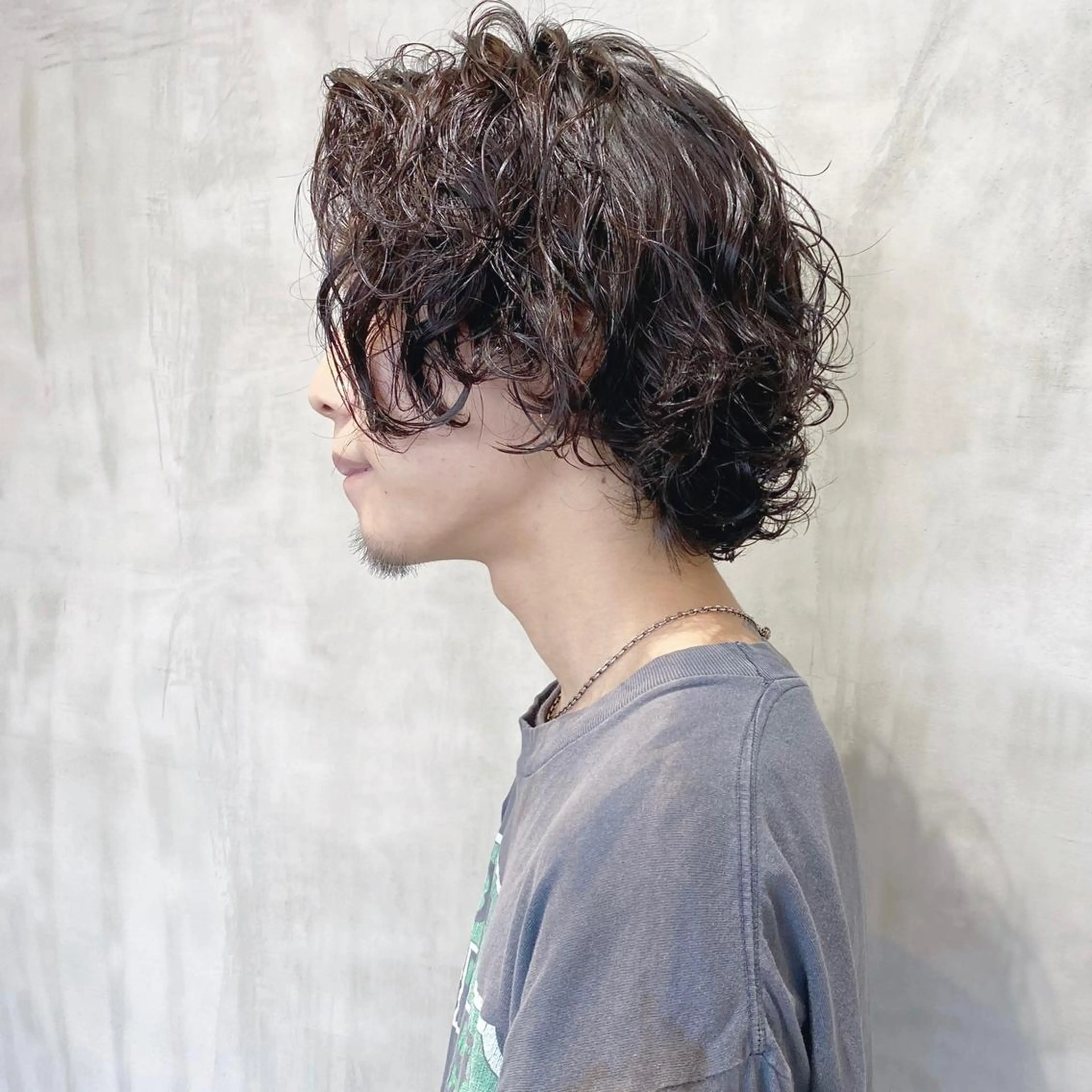 ショート パーマ メンズ ill副店長 立和田純也のヘアスタイル